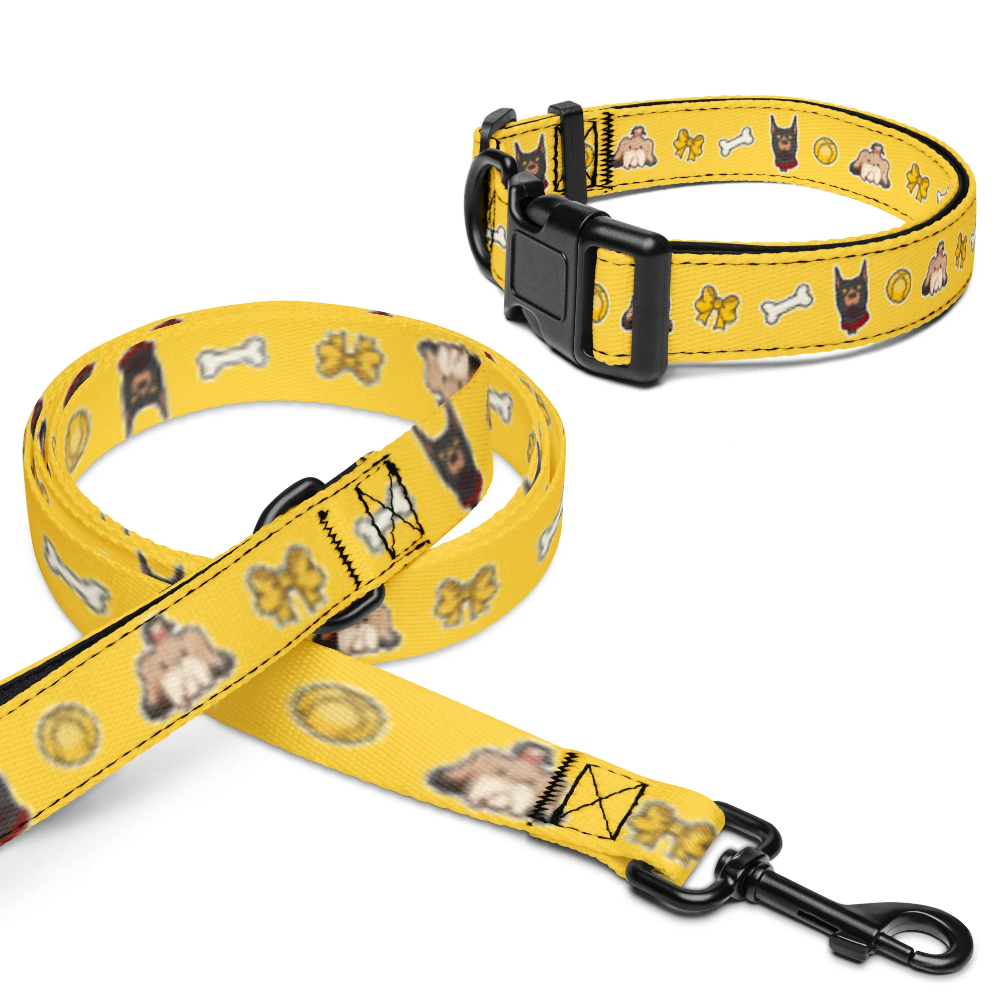 LOVE 4 A WALK - REPEAT PET COLLAR & LEASH