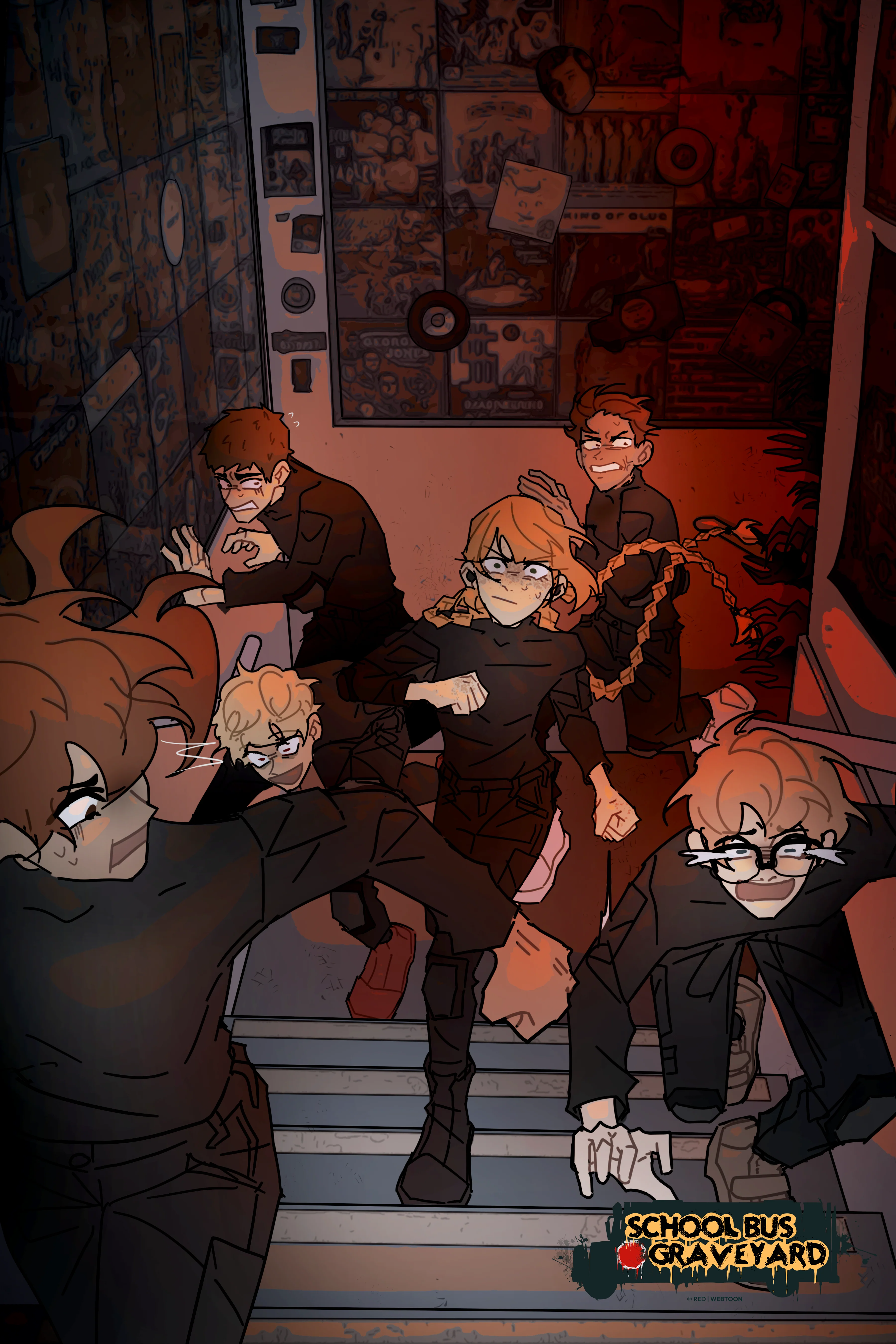 School Bus Graveyard Print