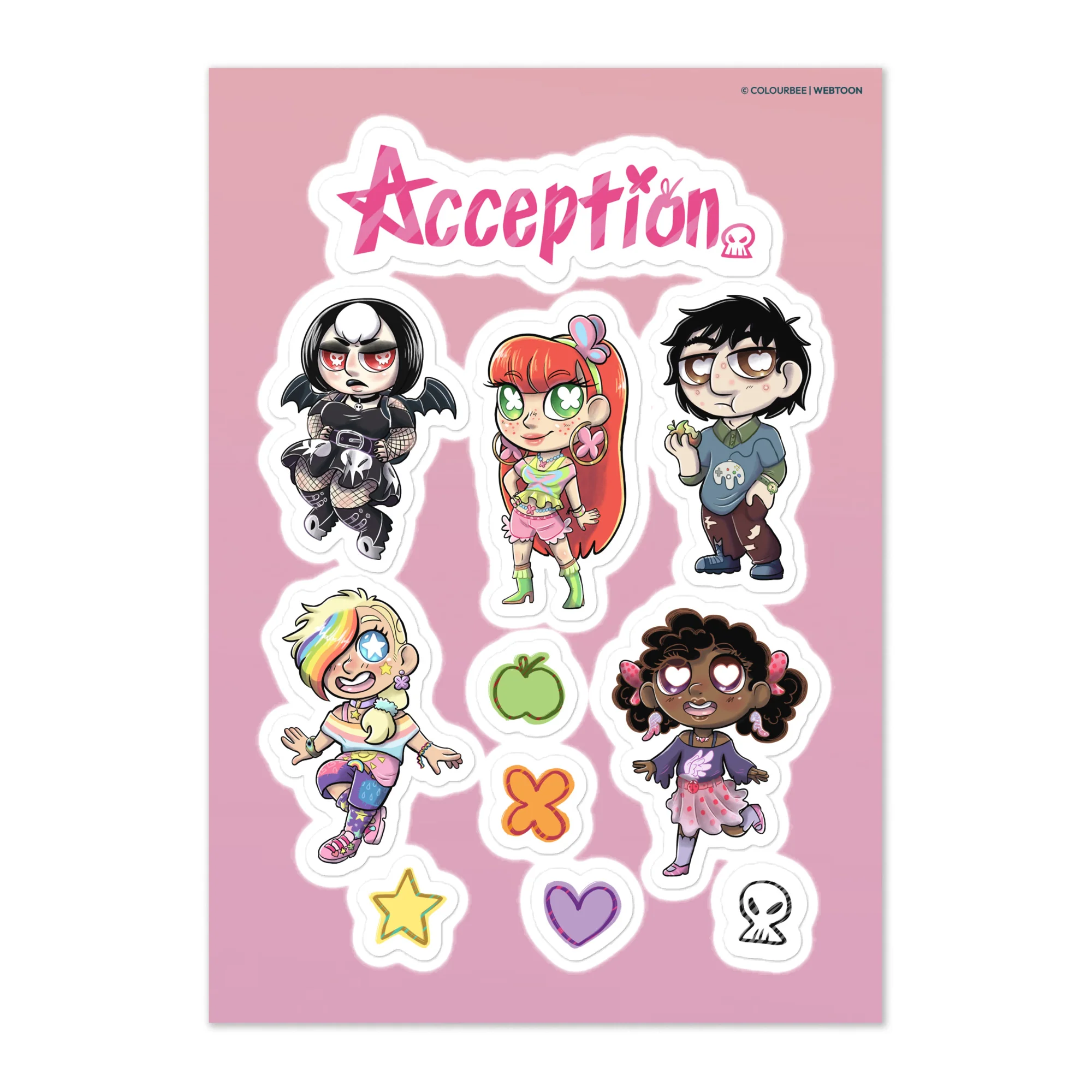 ACCEPTION - CHIBI STICKERS