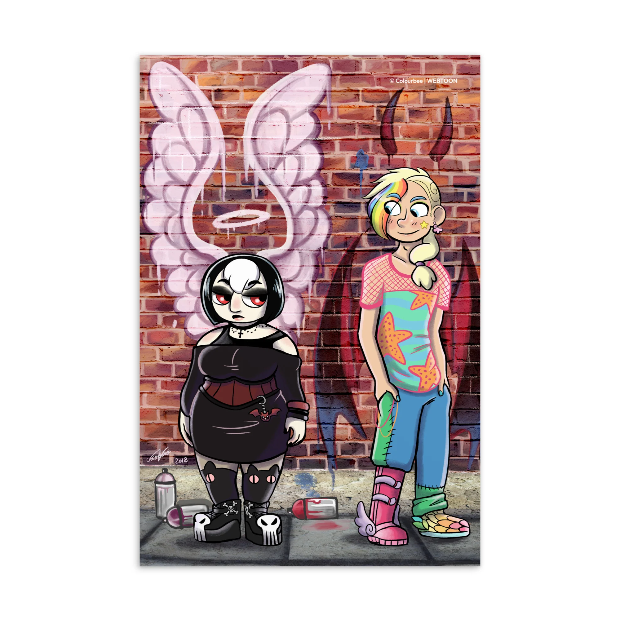 ACCEPTION - GRAFFITI POSTCARD