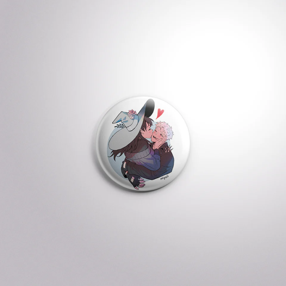 Morgana & Oz Button Badge