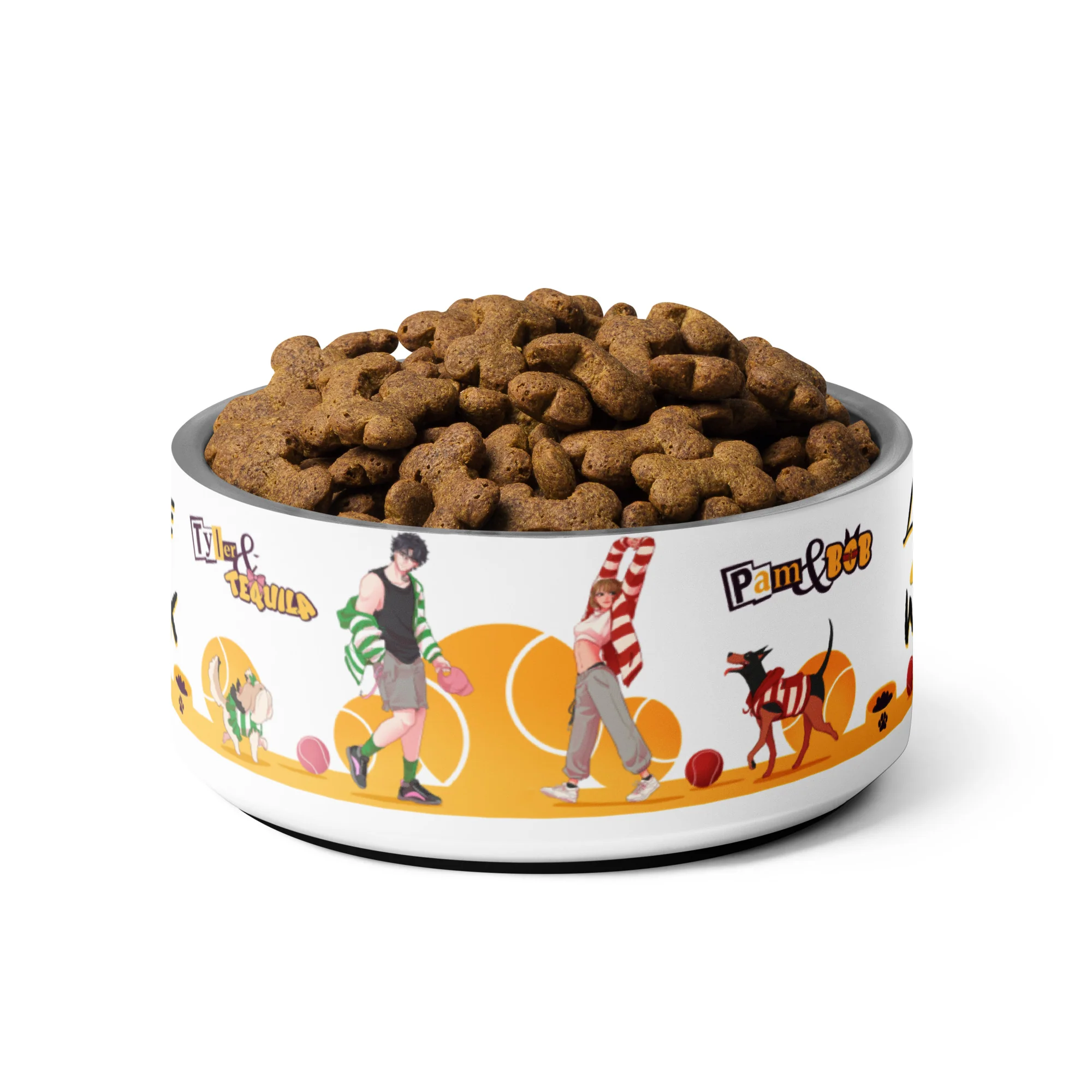 LOVE FOR A WALK - PATTERN #1 PET BOWL