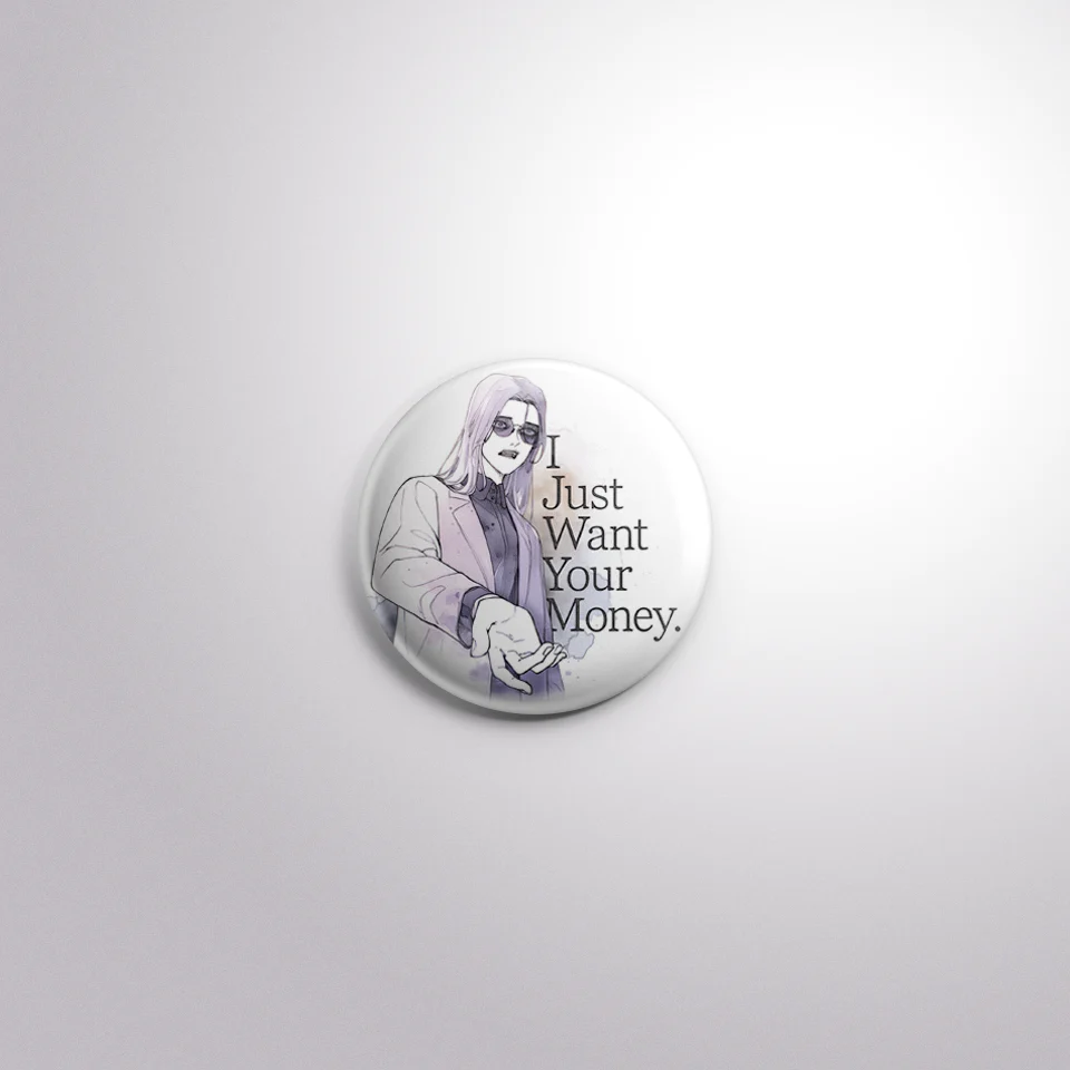 Vampire Family Button Badge