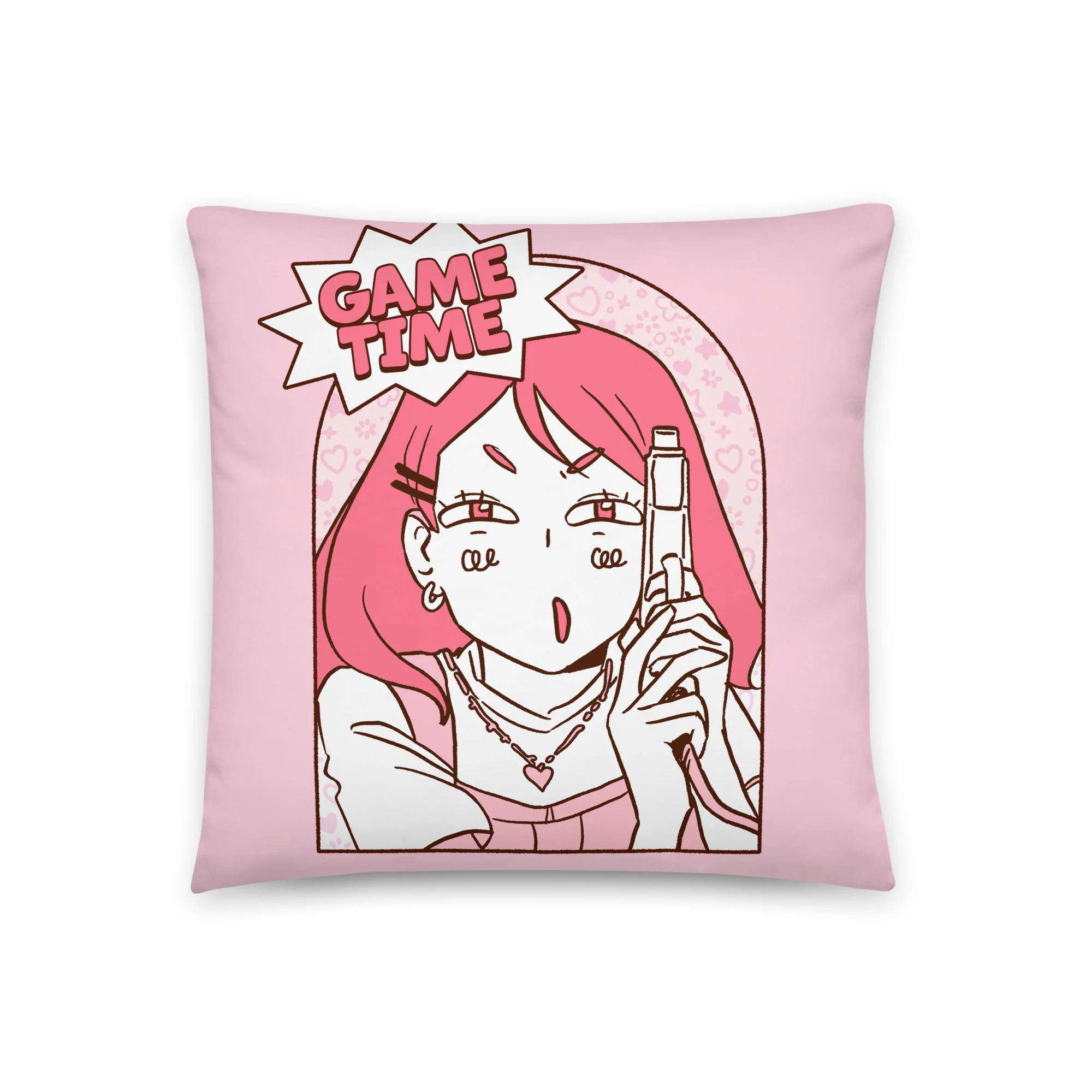 THE KISS BET - PINK PILLOW