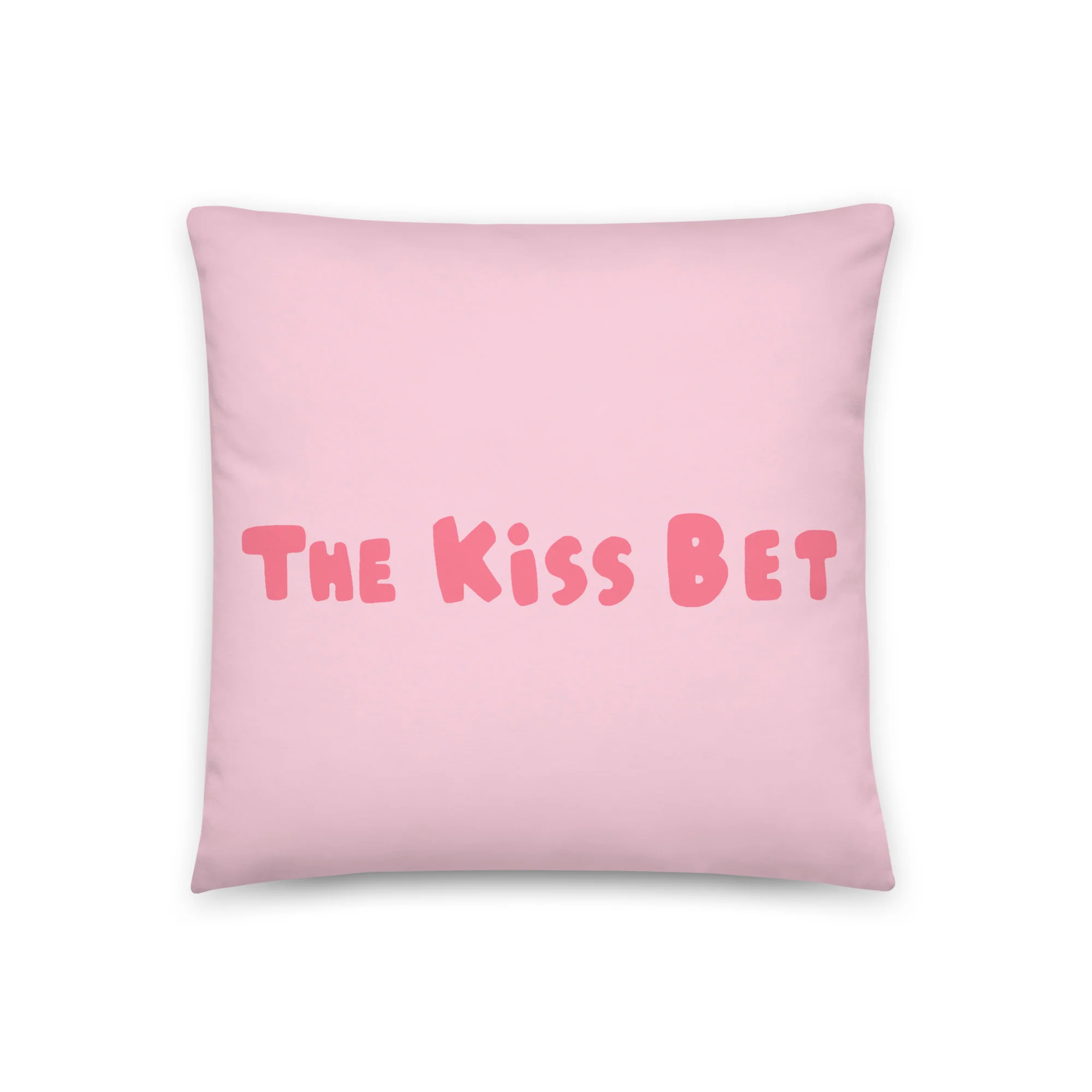 THE KISS BET - PINK PILLOW