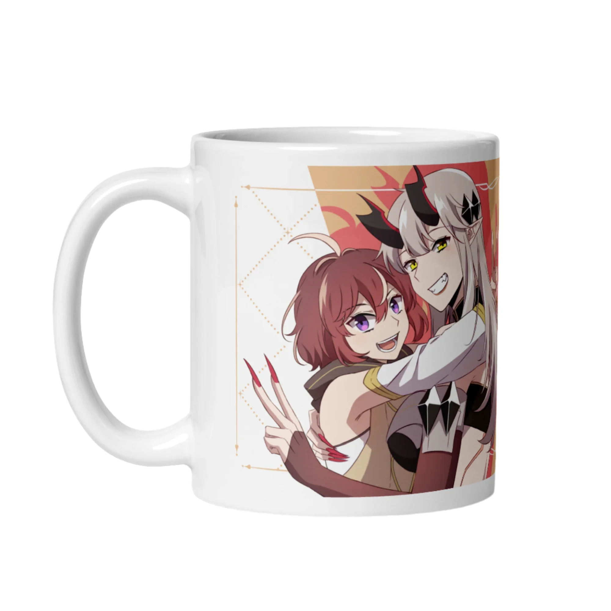 MAGE & DEMON QUEEN - WHITE GLOSSY MUG
