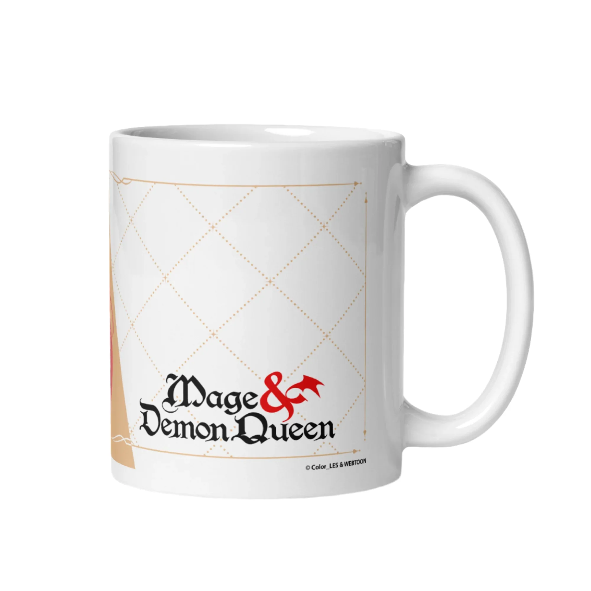 MAGE & DEMON QUEEN - WHITE GLOSSY MUG