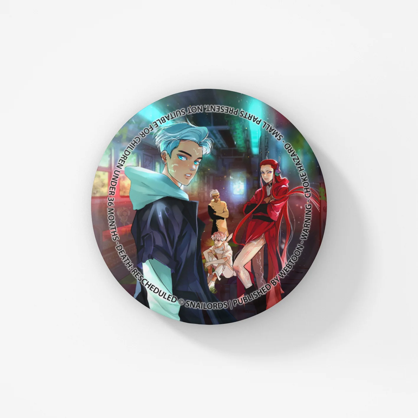 DEATH: RESCHEDULED - BUTTON BADGE SET