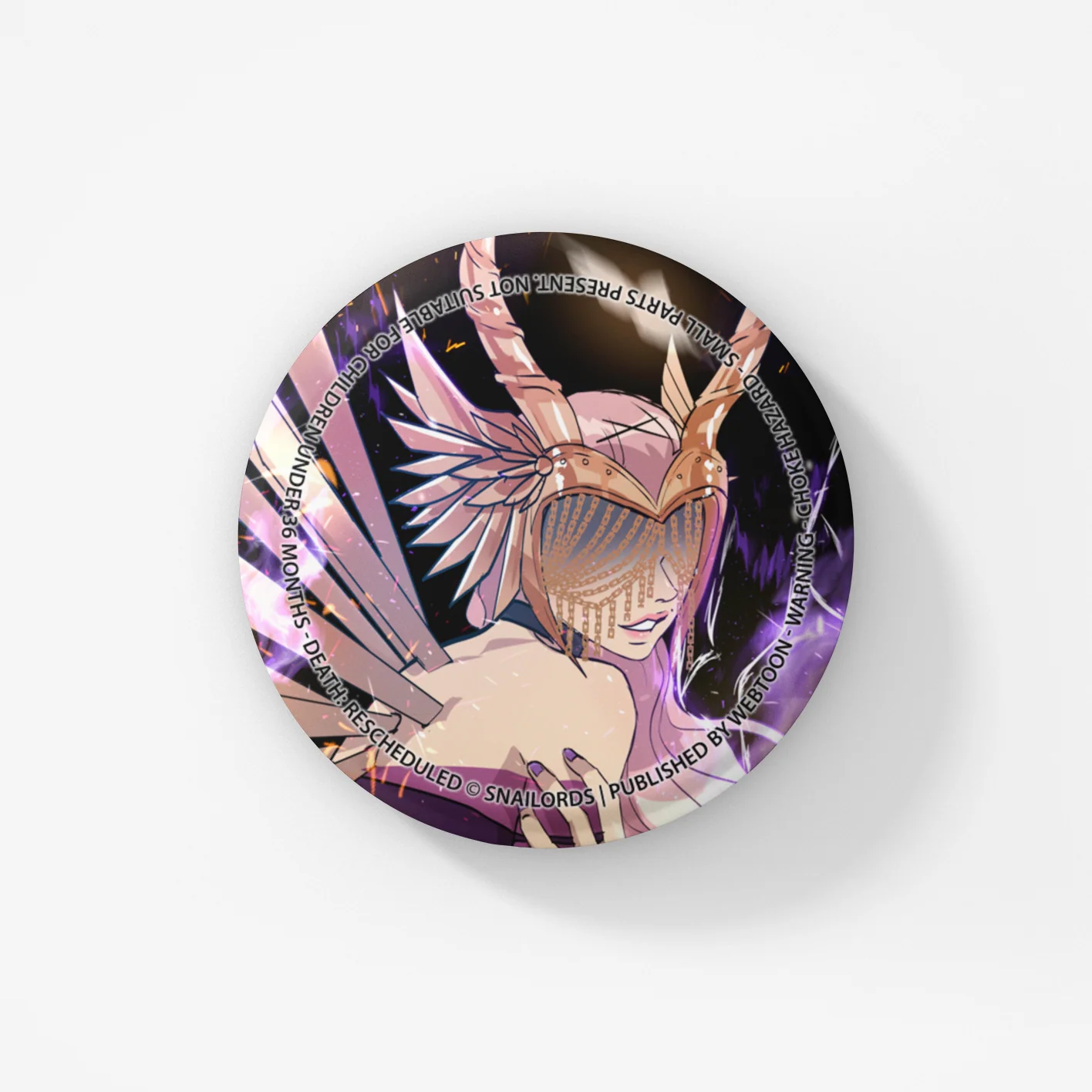 DEATH: RESCHEDULED - BUTTON BADGE SET