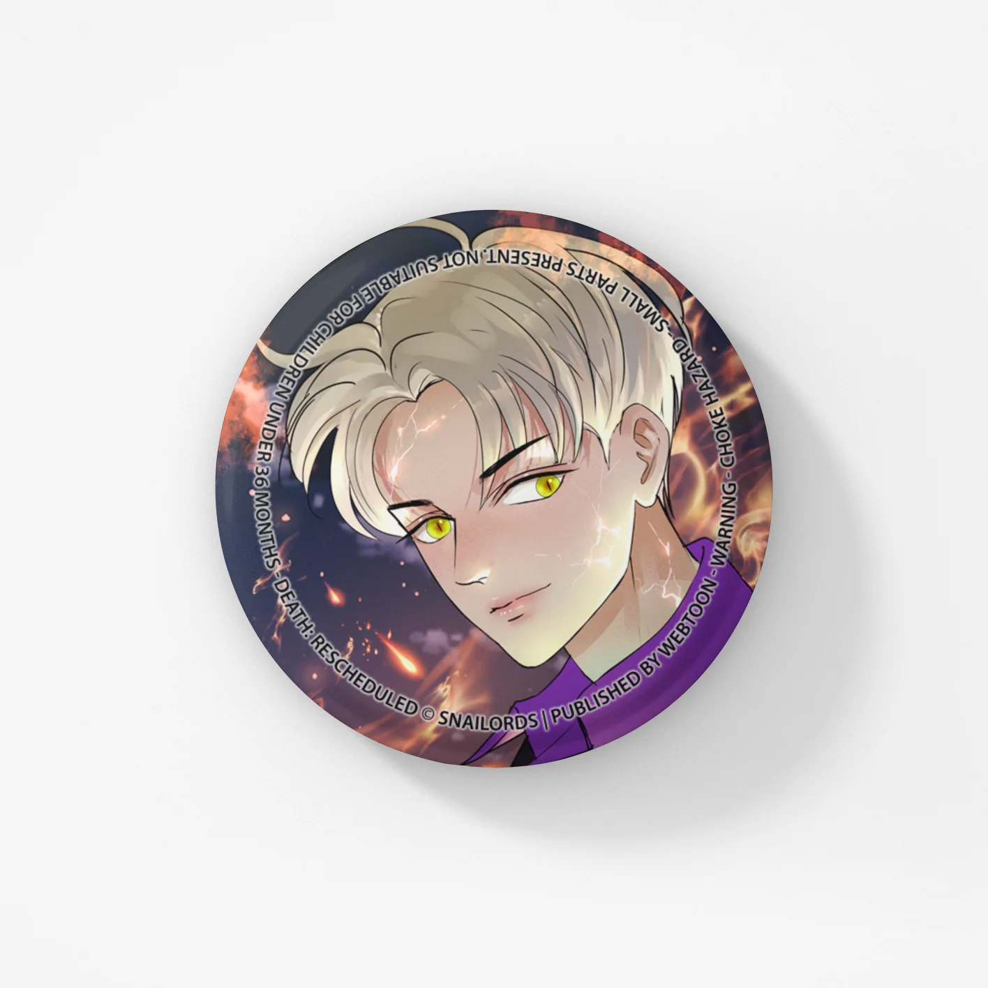 DEATH: RESCHEDULED - BUTTON BADGE SET
