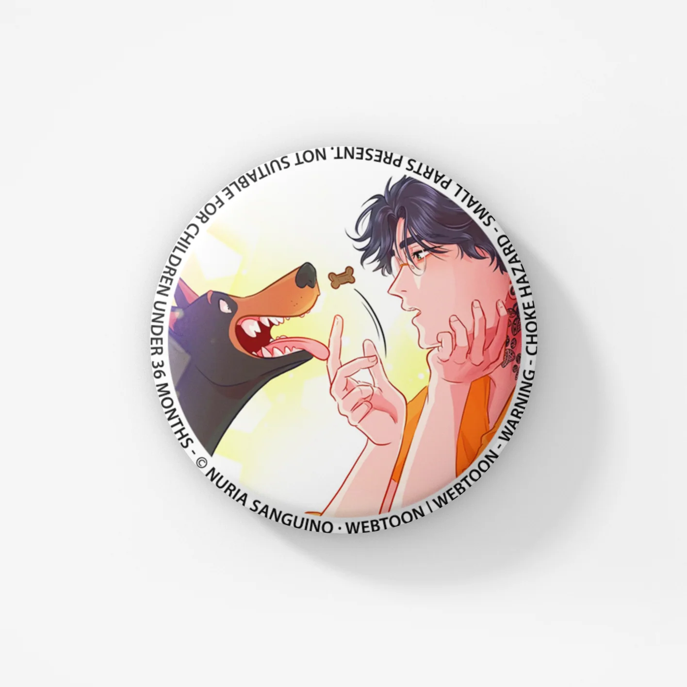 LOVE 4 A WALK - BUTTON BADGE SET