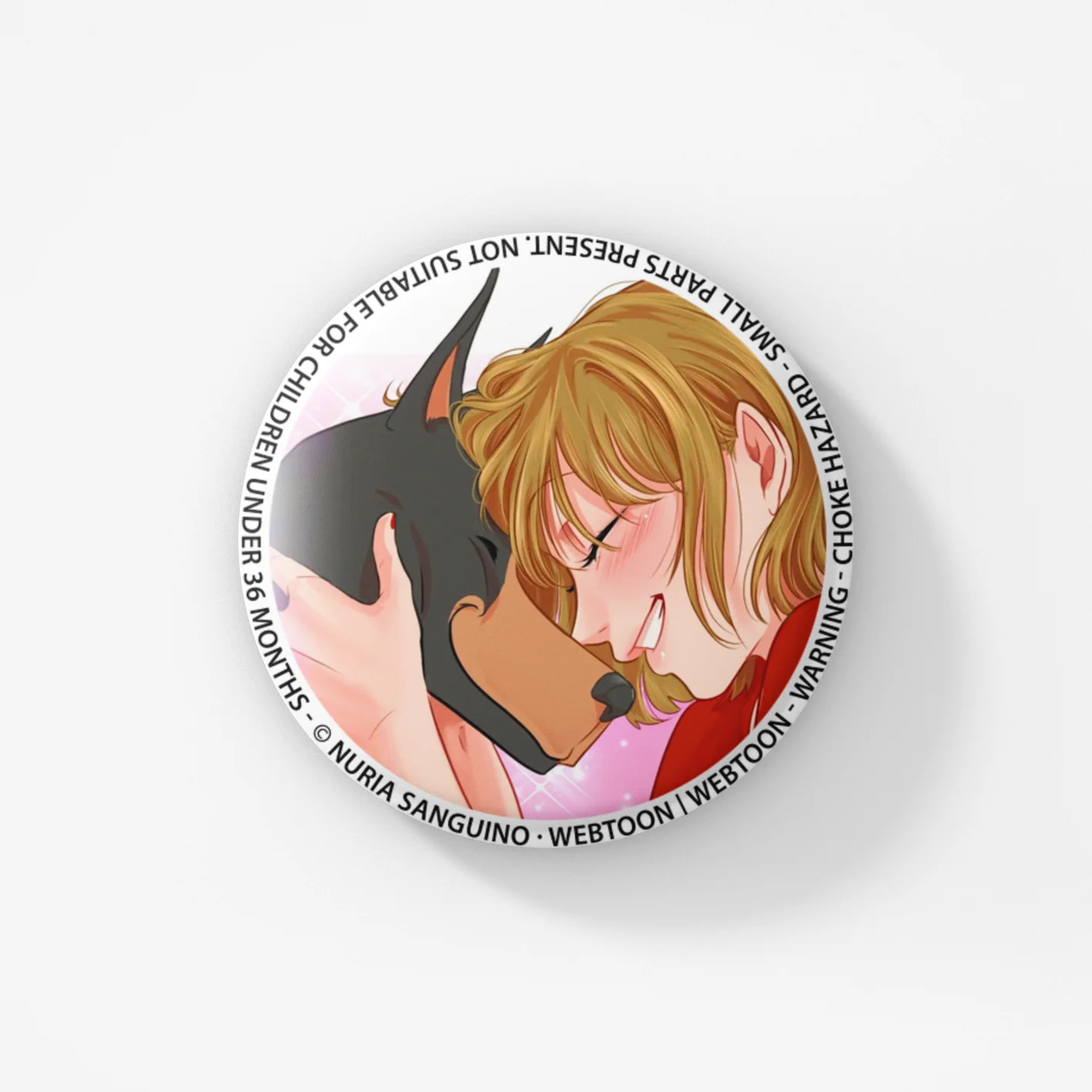 LOVE 4 A WALK - BUTTON BADGE SET