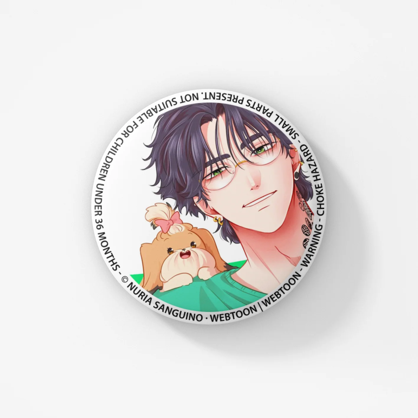 LOVE 4 A WALK - BUTTON BADGE SET