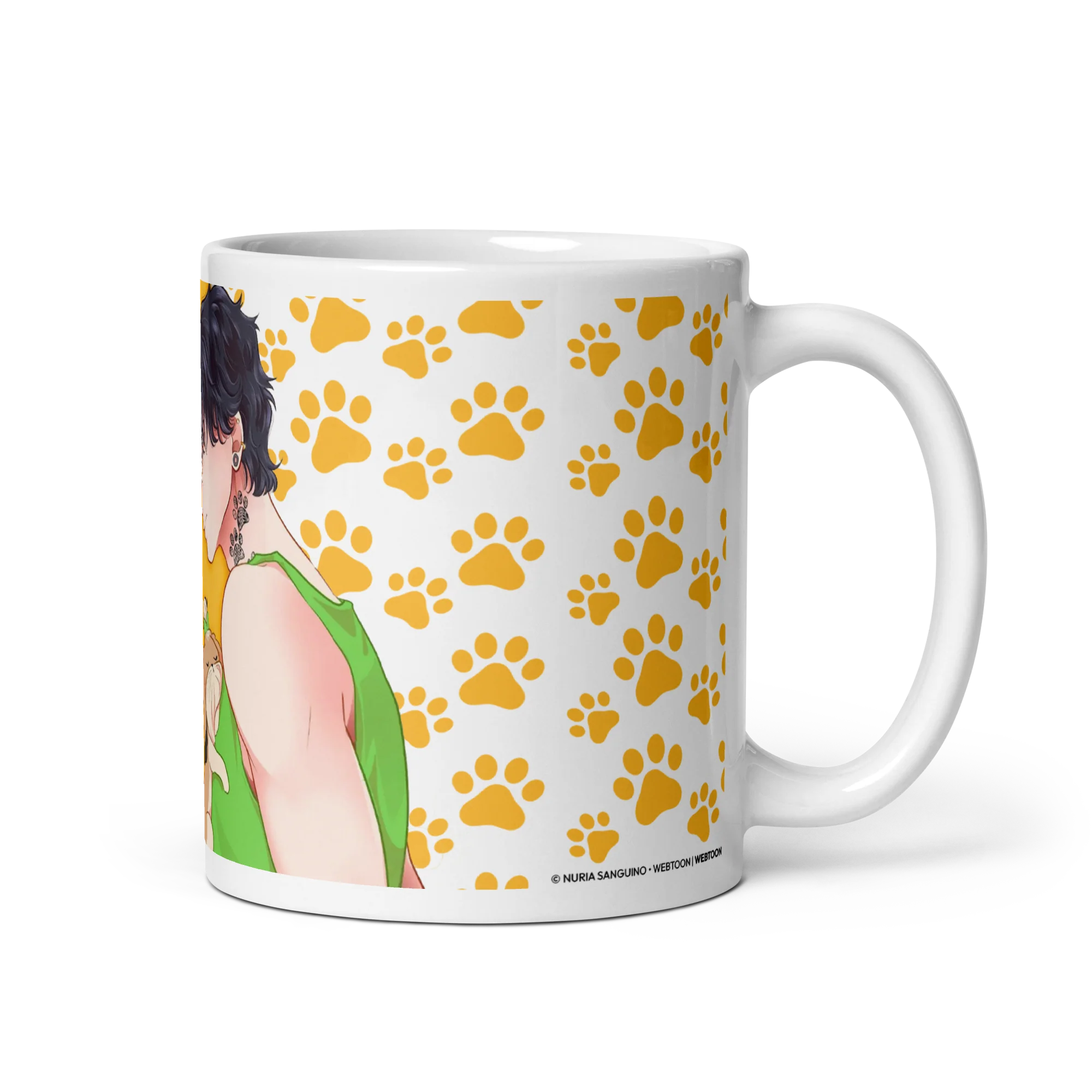 LOVE 4 A WALK - PAW PRINT MUG