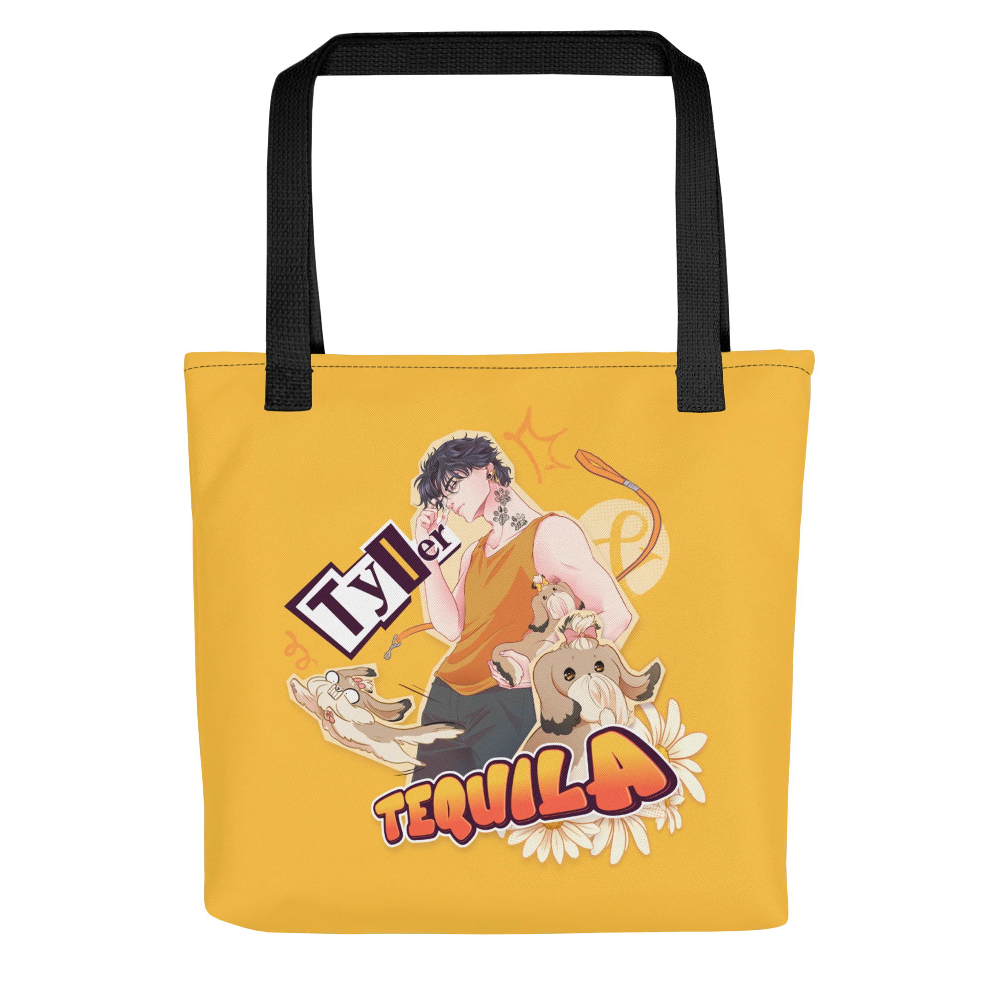 LOVE 4 A WALK - TYLER & TEQUILA TOTE BAG 3 LOVE 4 A WALK - TYLER & TEQUILA TOTE BAG