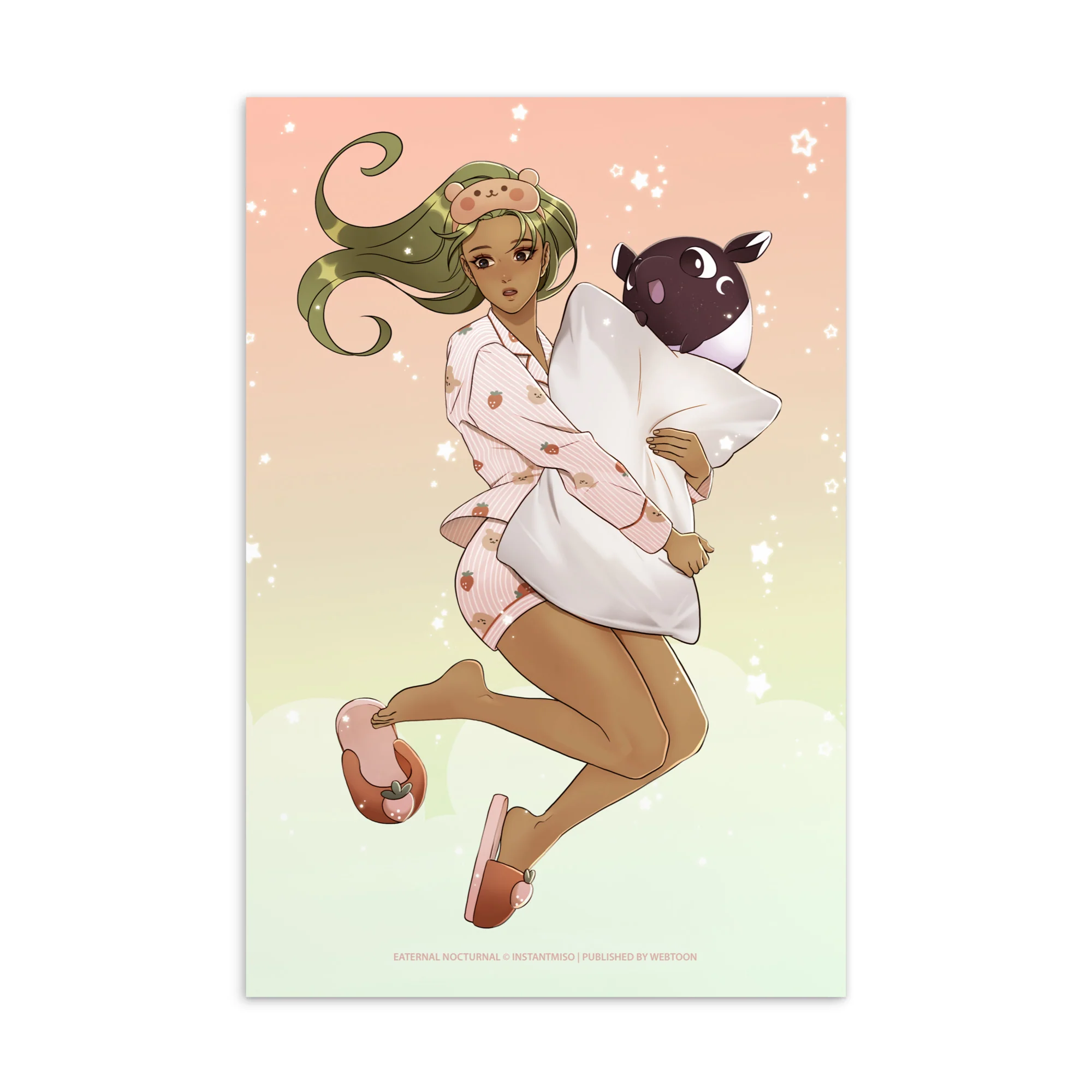 EATERNAL NOCTURNAL - PYJAMAS POSTCARD