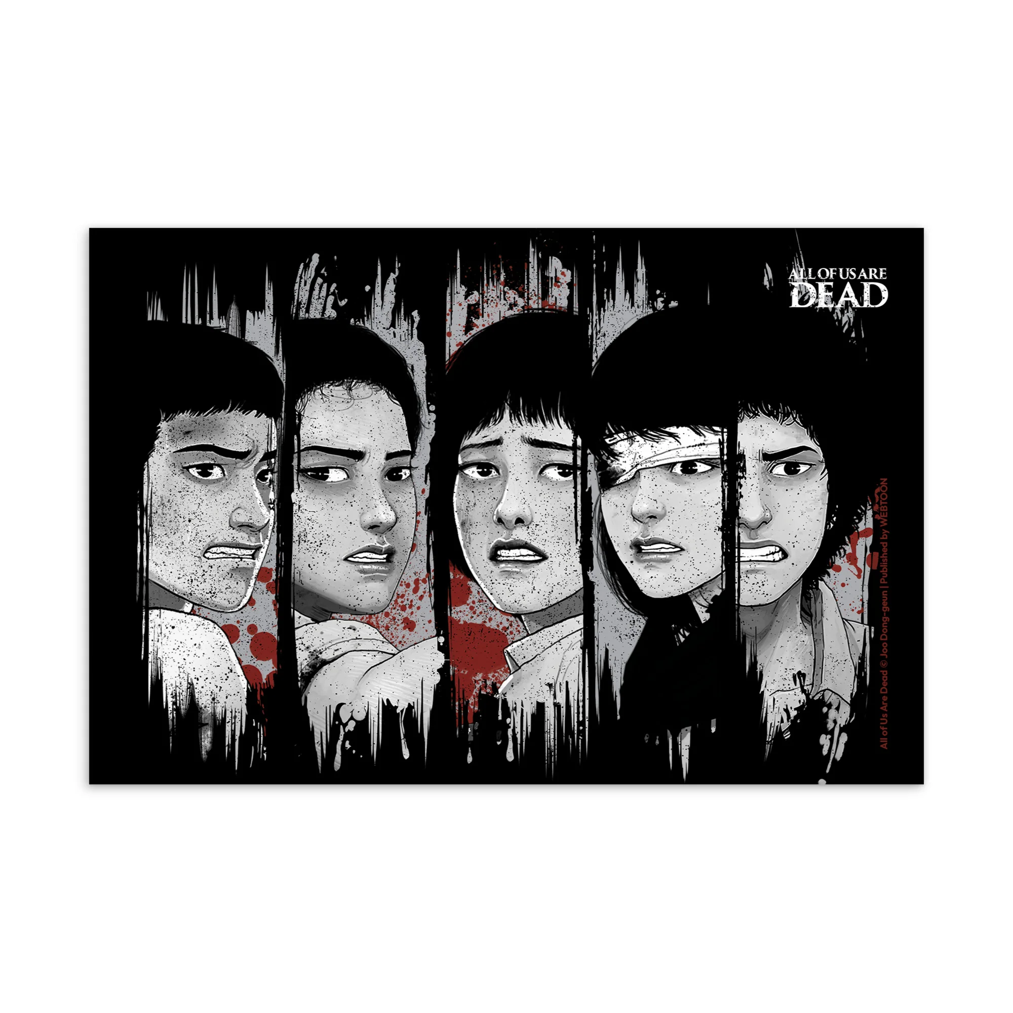 ALL OF US ARE DEAD - GROUP POSTCARD