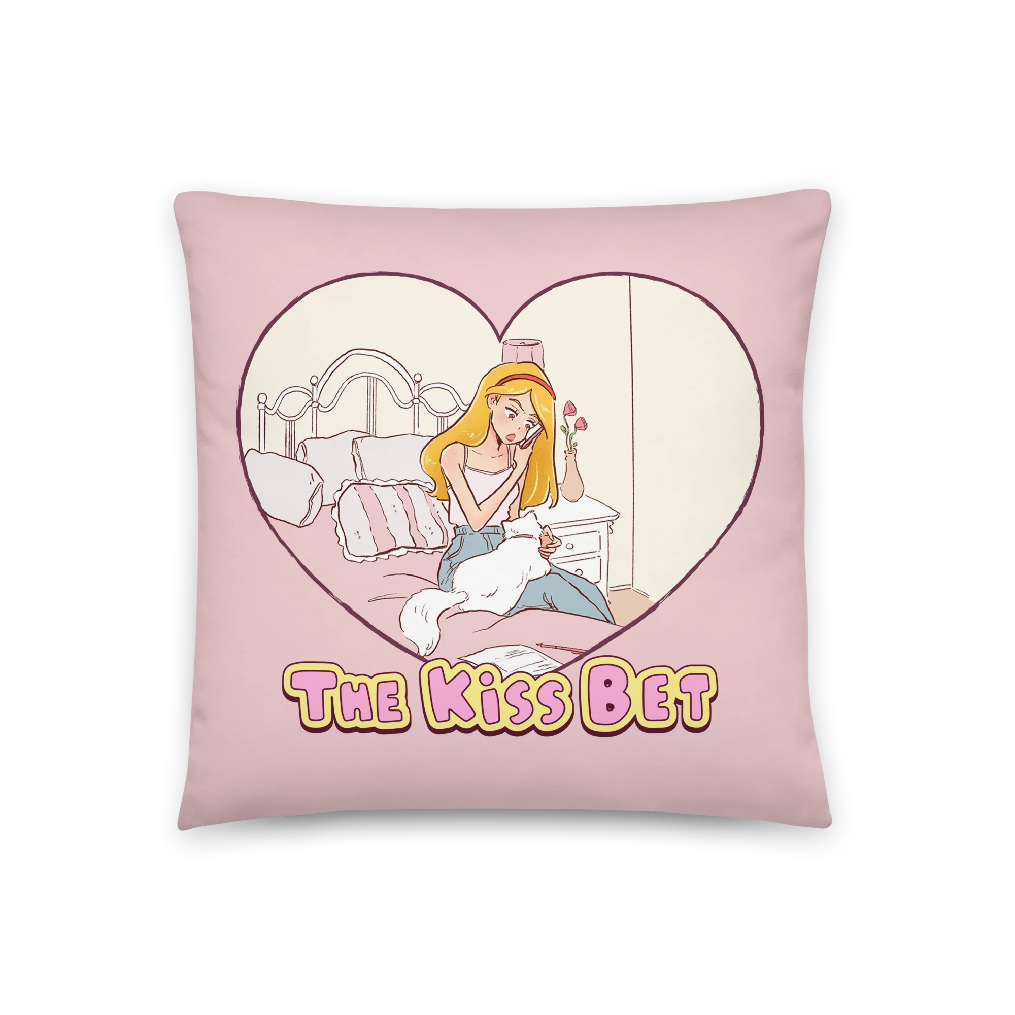 THE KISS BET - ON THE PHONE PILLOW