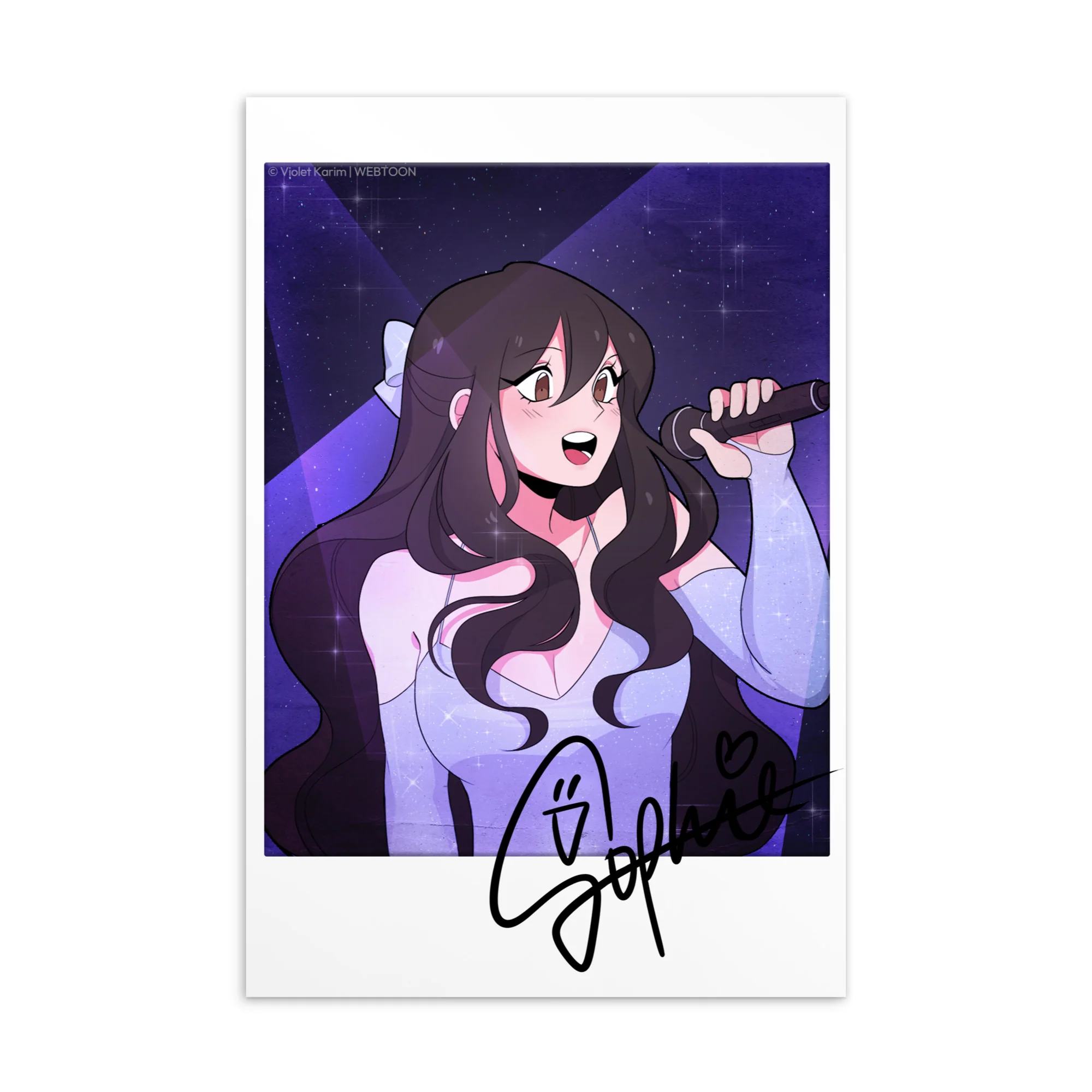 DEATH OF A POP STAR - SOPHIE #1 POSTCARD