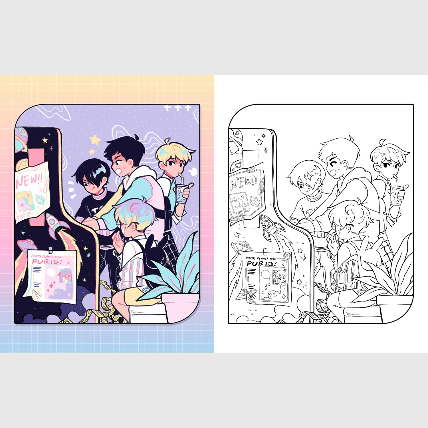 BOYFRIENDS - COLORING BOOK - Special Edition