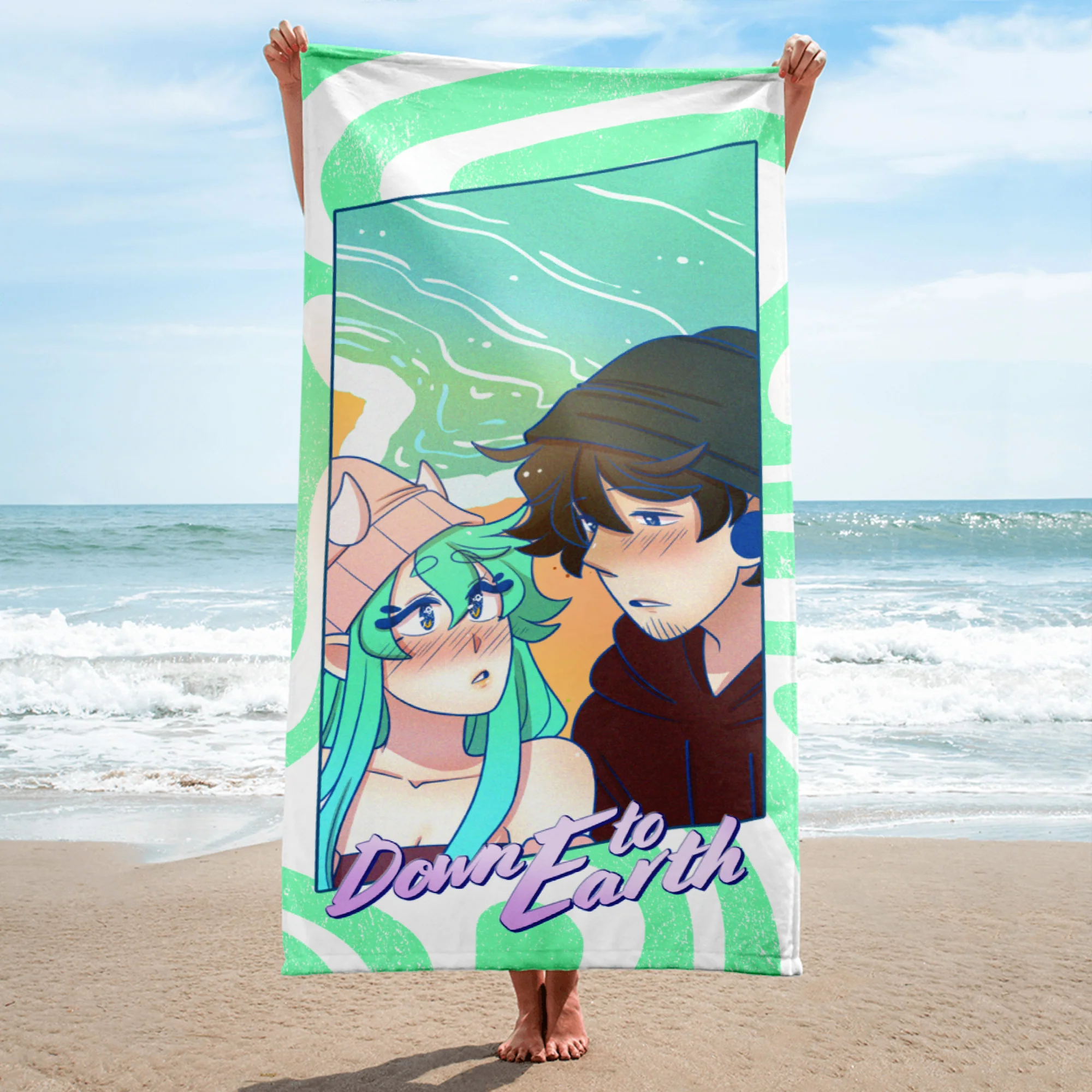 DOWN TO EARTH - BEACH TOWEL