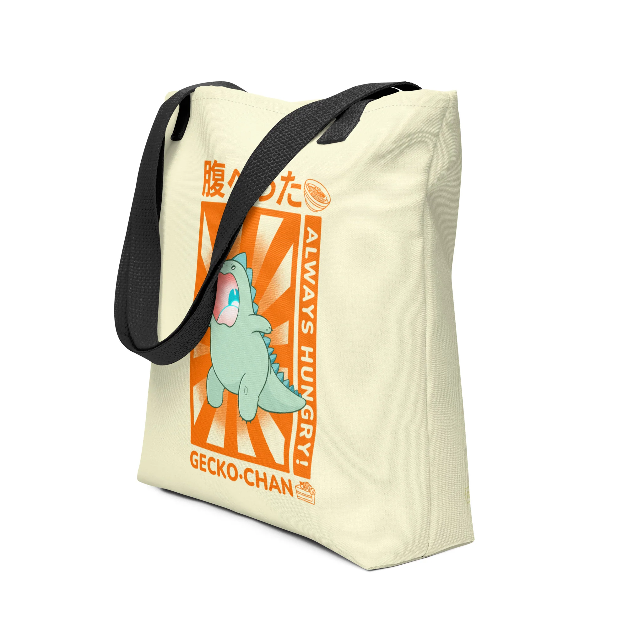 GECKO-CHAN - HUNGRY TOTE BAG