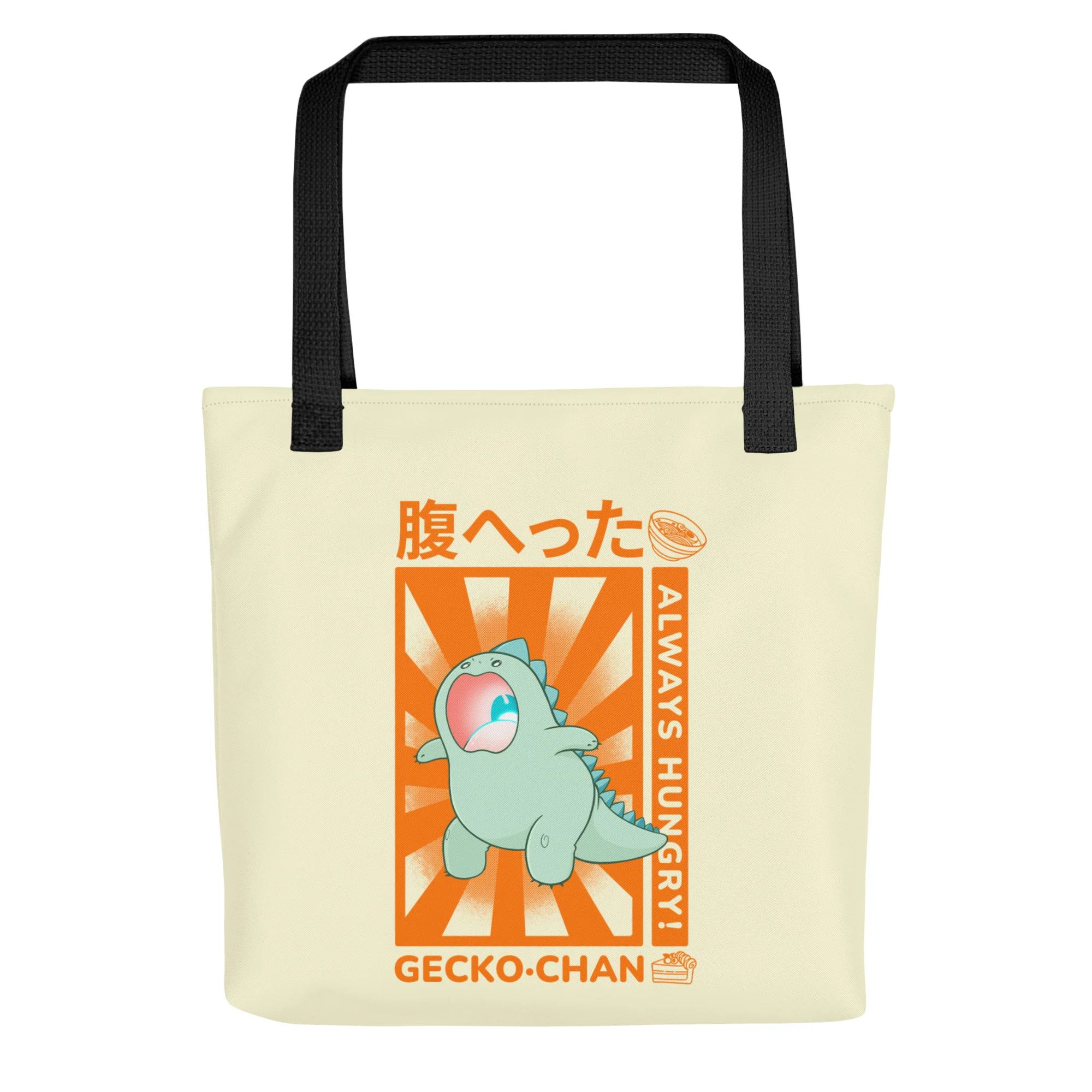 GECKO-CHAN - HUNGRY TOTE BAG