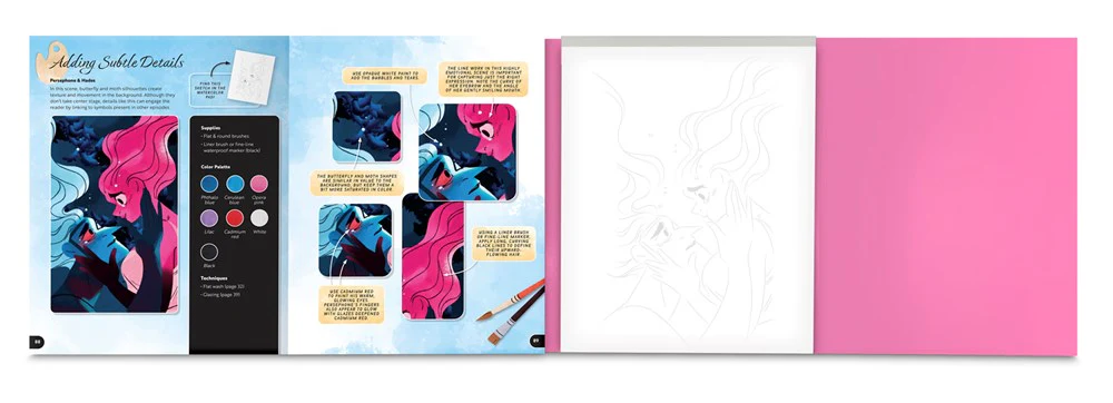LORE OLYMPUS - THE OFFICIAL WATERCOLOR BOOK