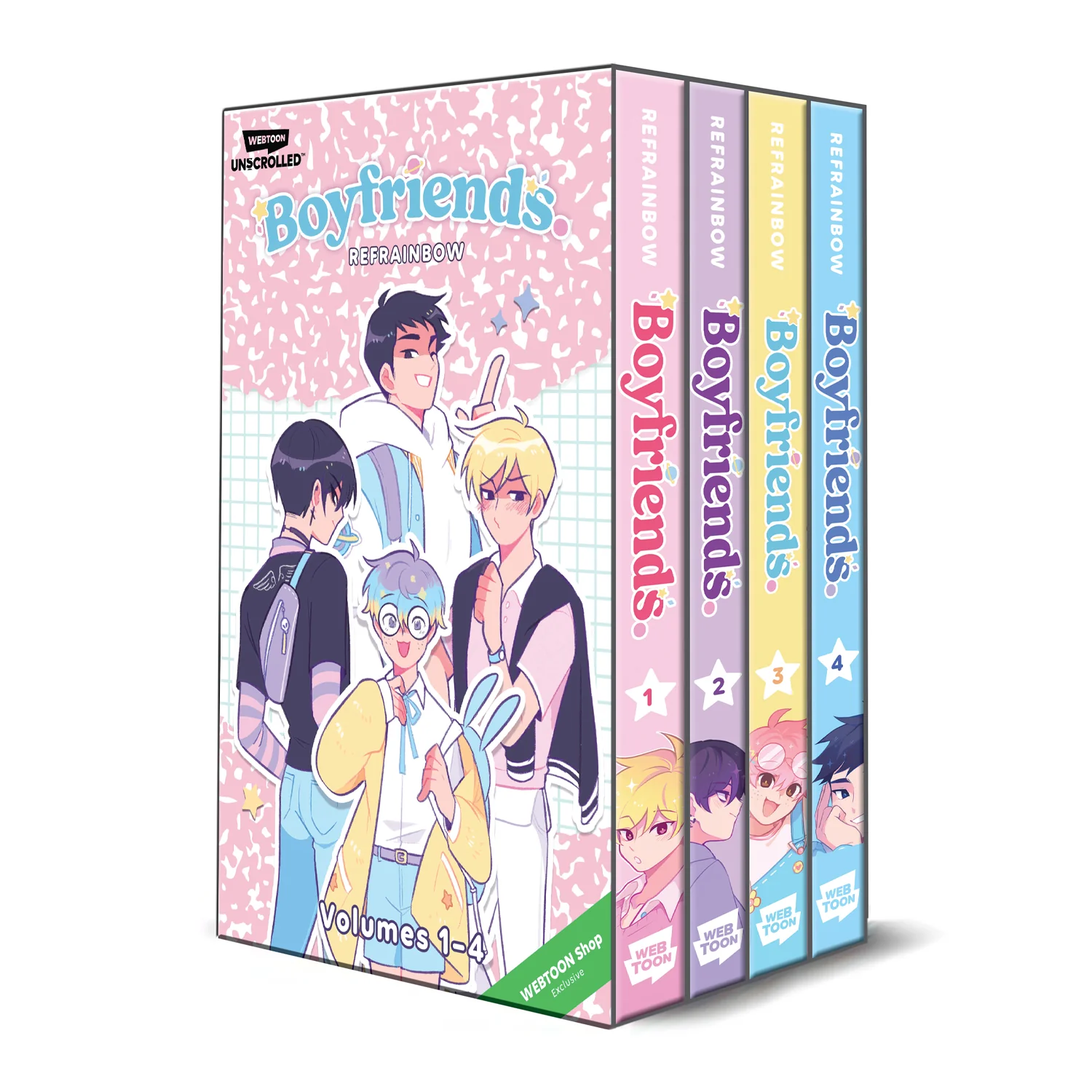 Boyfriends 4 Book Boxed Set (Volumes 1-4)
