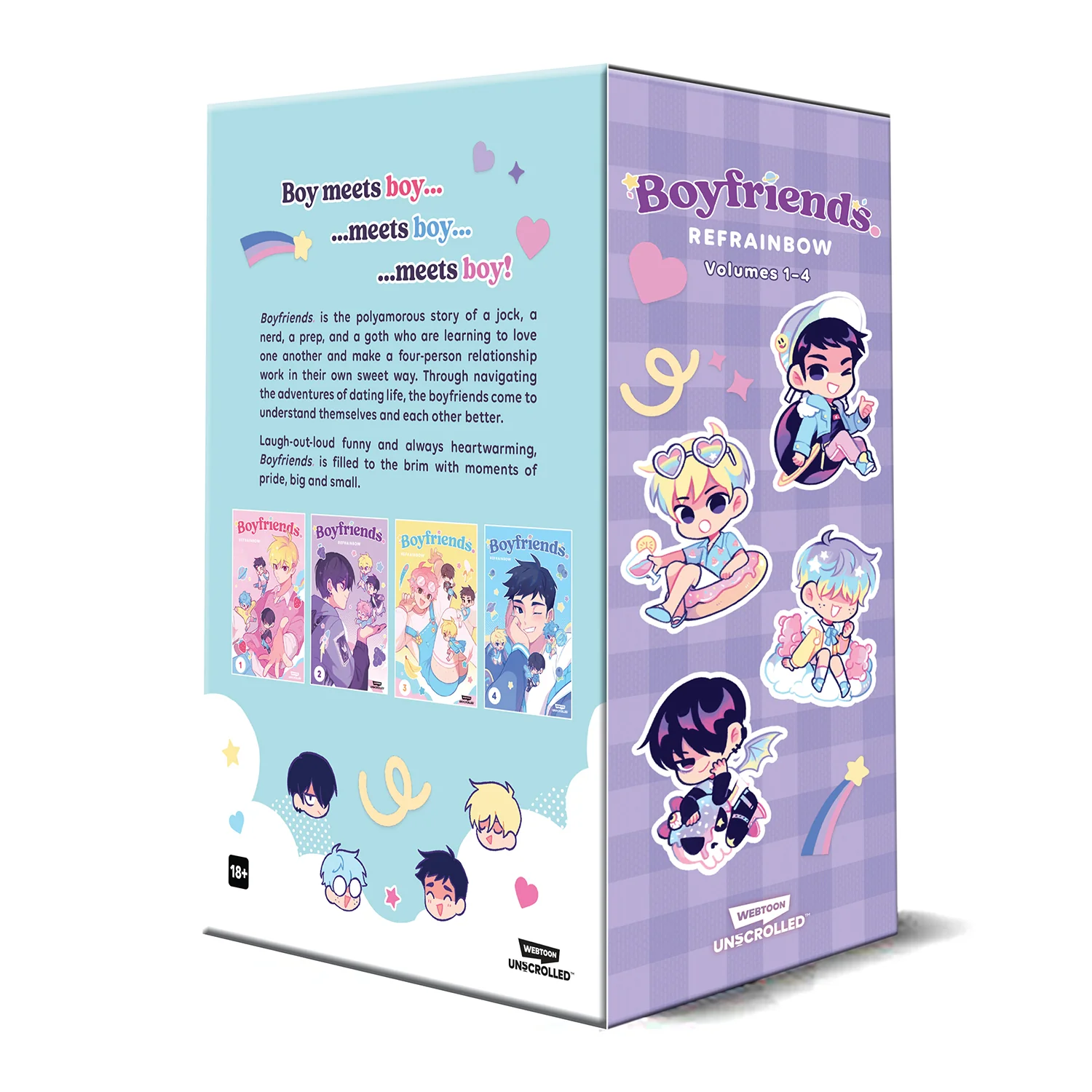 Boyfriends 4 Book Boxed Set (Volumes 1-4)