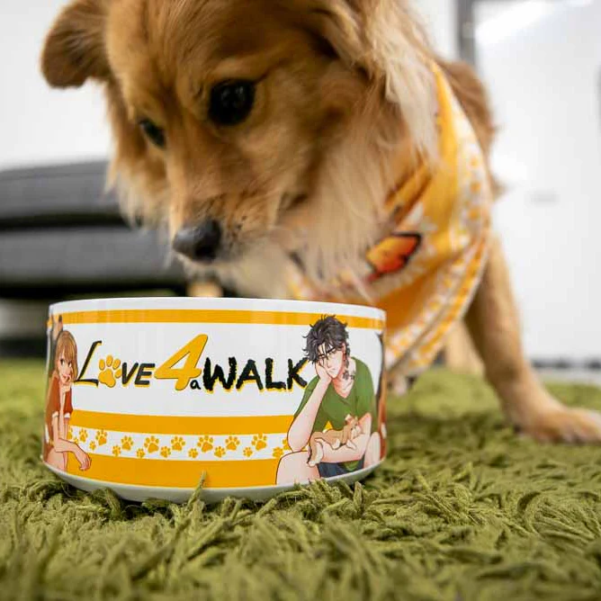 LOVE FOR A WALK - PATTERN #2 PET BOWL