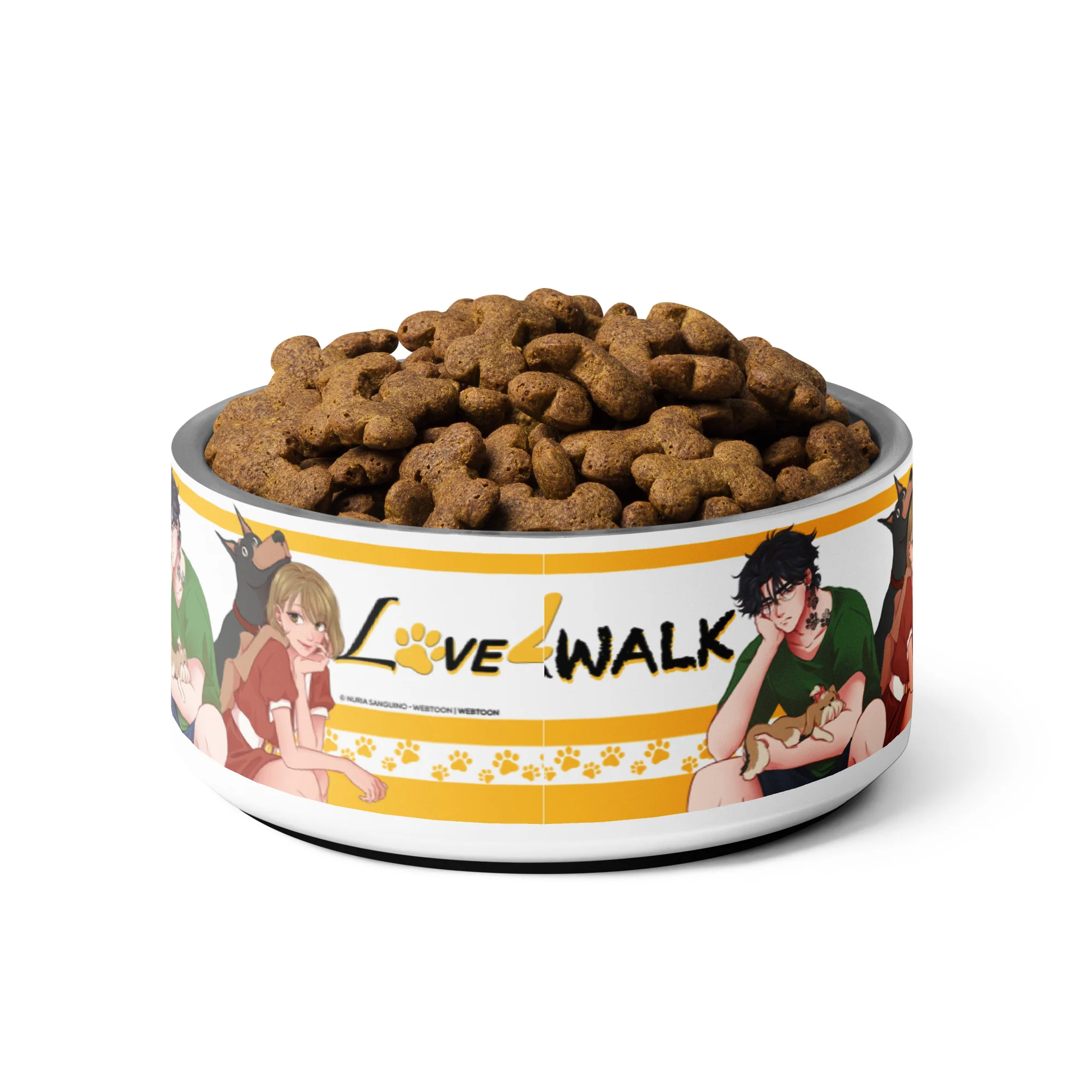 LOVE FOR A WALK - PATTERN #2 PET BOWL