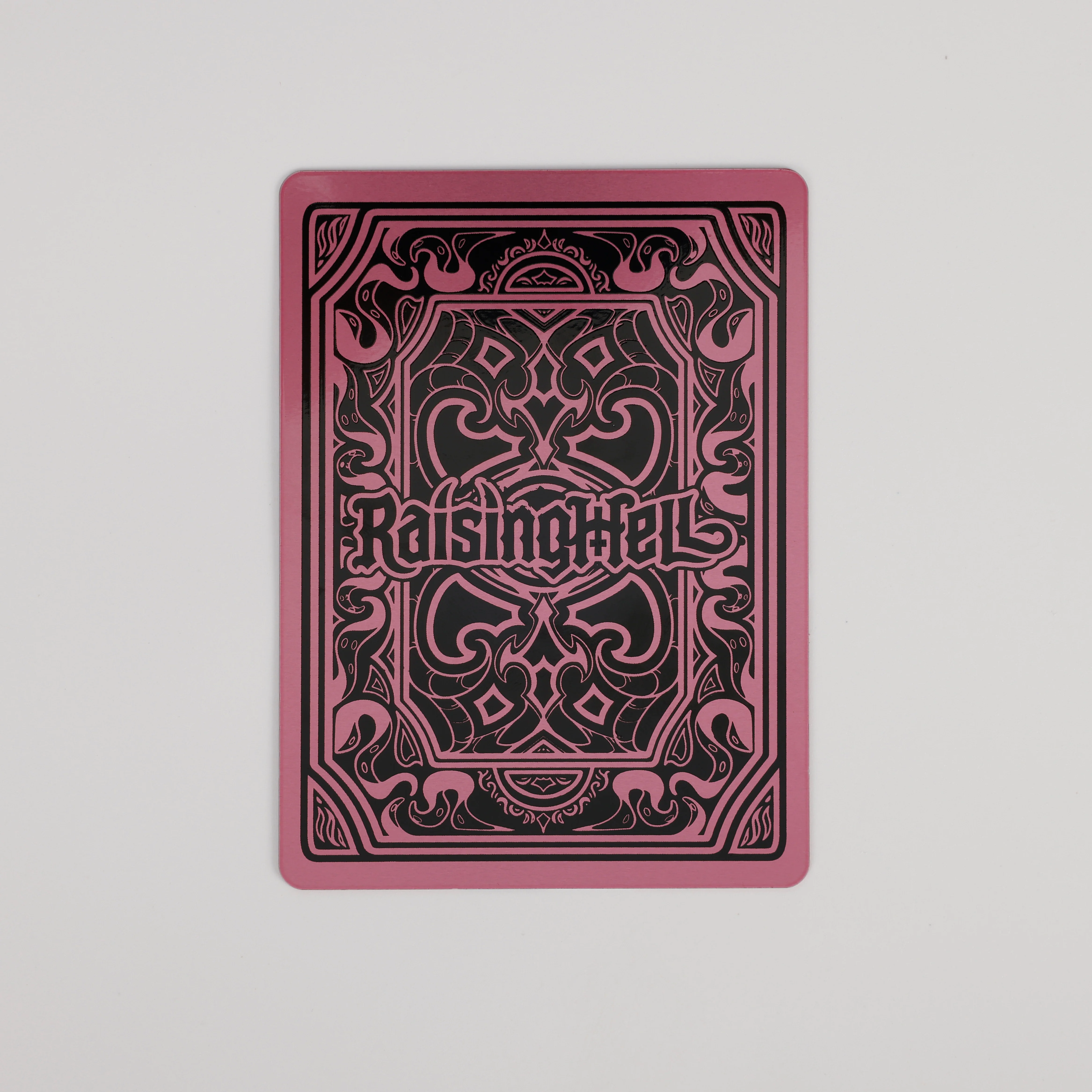 RAISING HELL - COLLECTIBLE METAL TRADING CARDS 4 RAISING HELL - COLLECTIBLE METAL TRADING CARDS