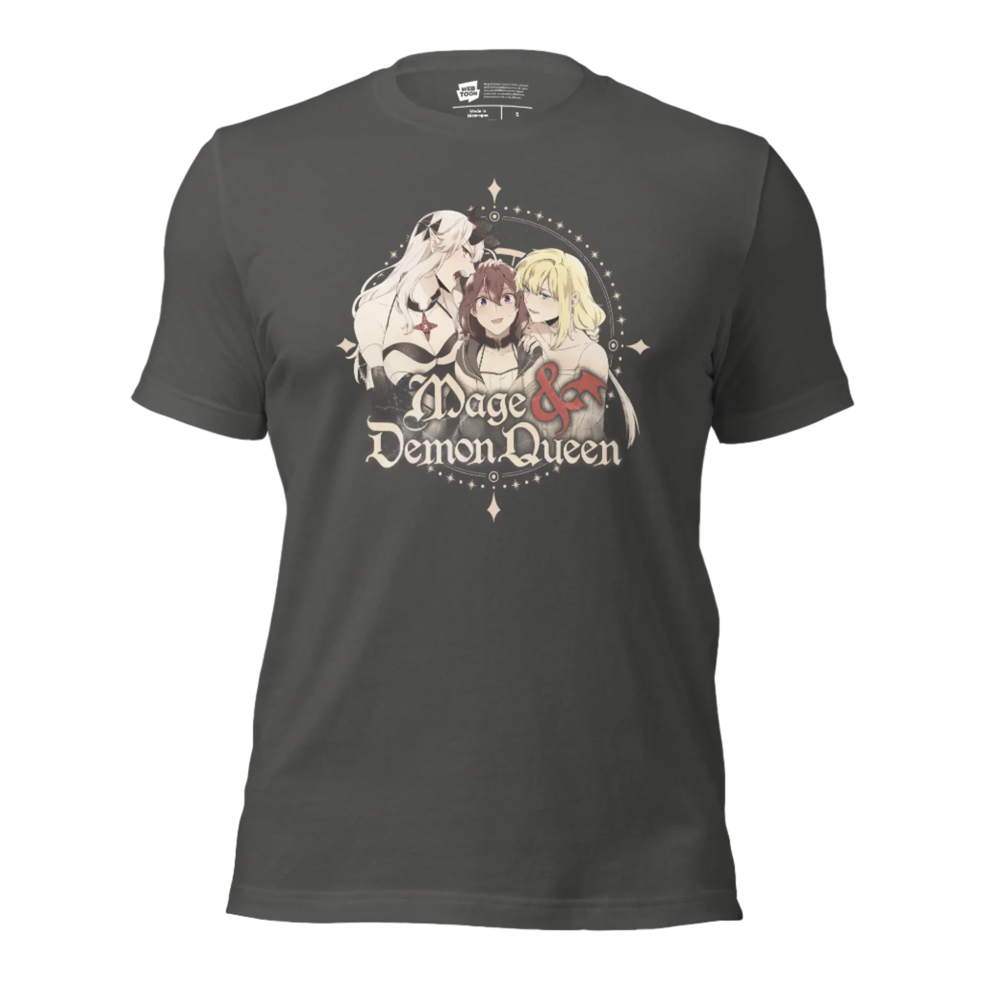MAGE & DEMON QUEEN - ASPHALT UNISEX T-SHIRT