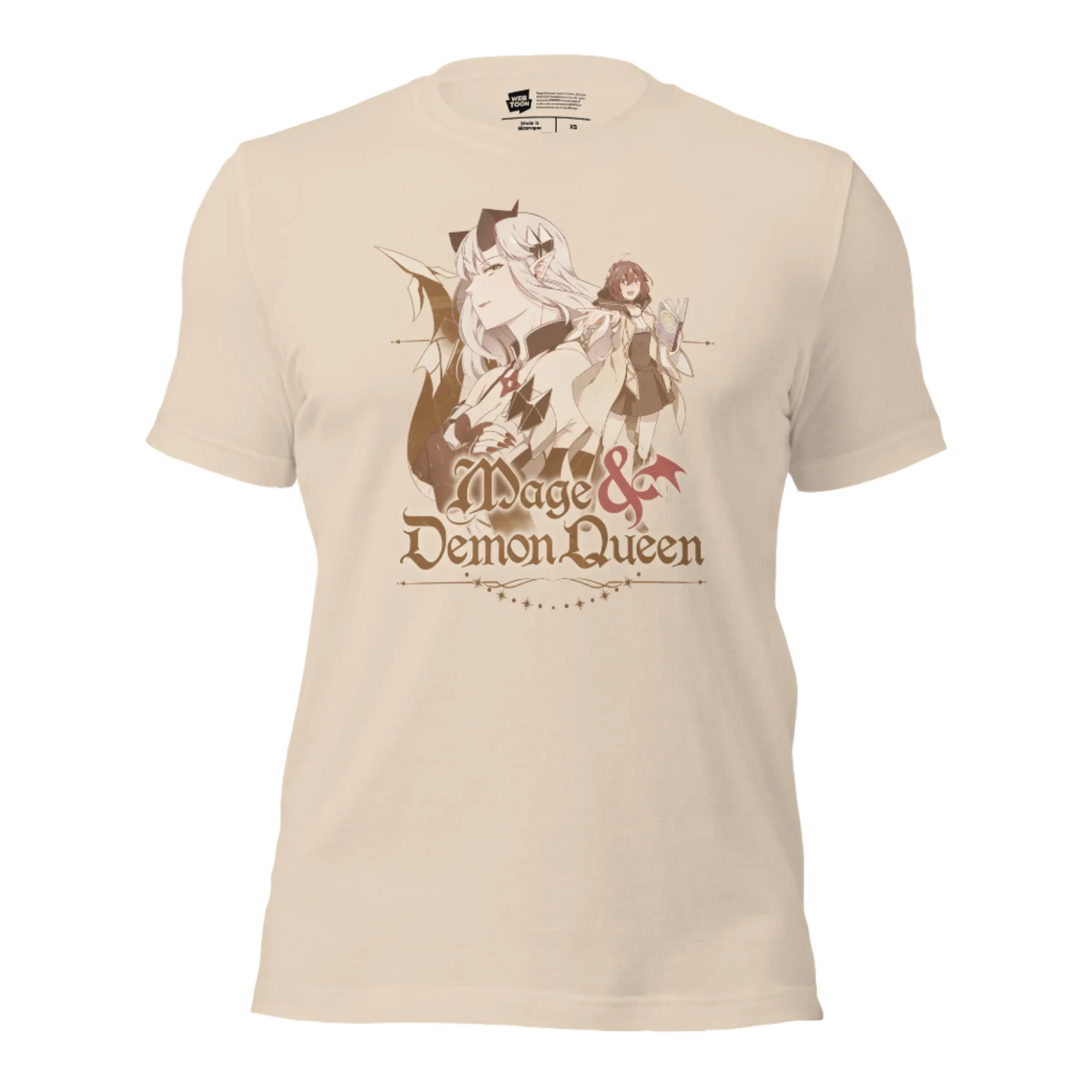 MAGE & DEMON QUEEN - CREAM UNISEX T-SHIRT
