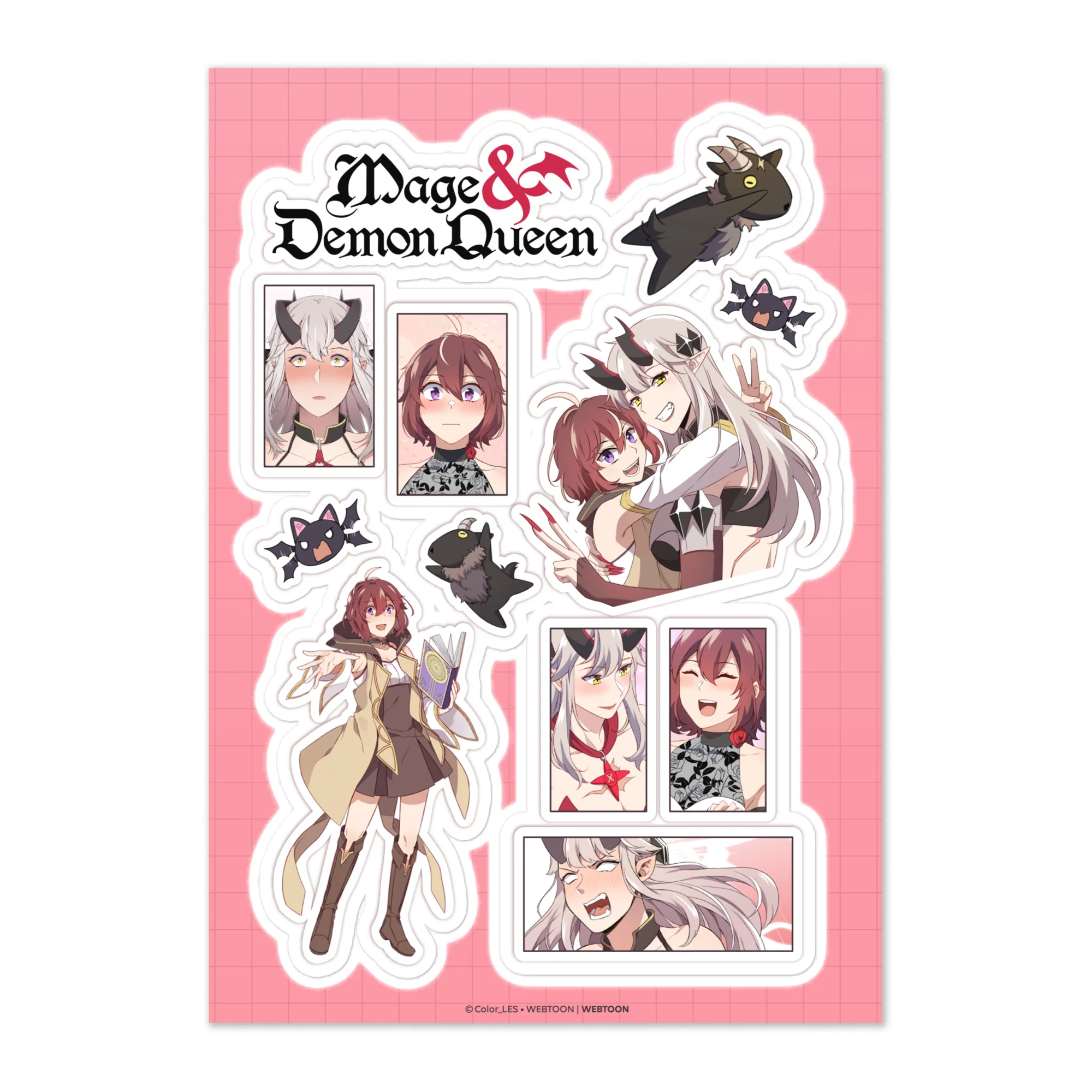 MAGE & DEMON QUEEN - STICKER SHEET