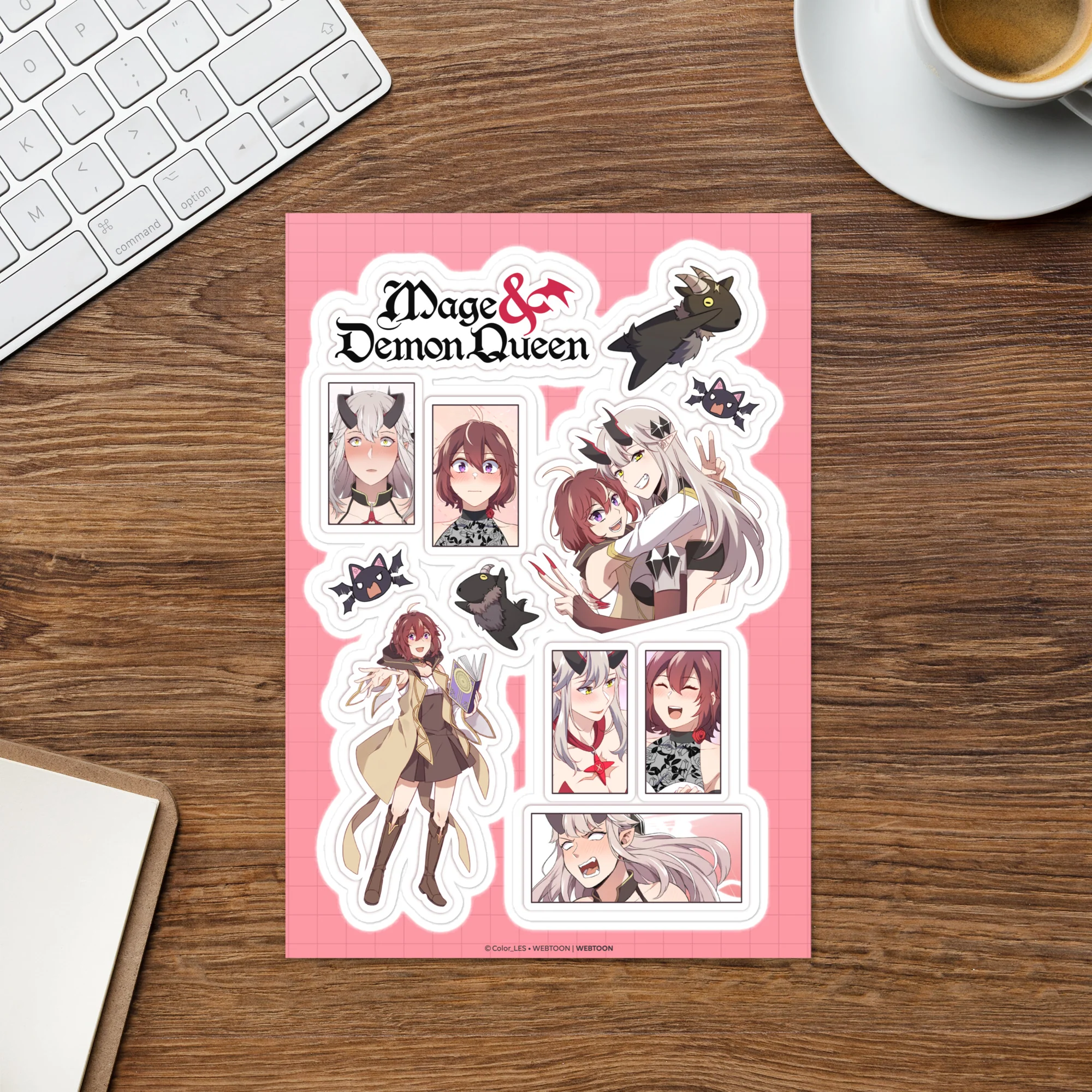 MAGE & DEMON QUEEN - STICKER SHEET