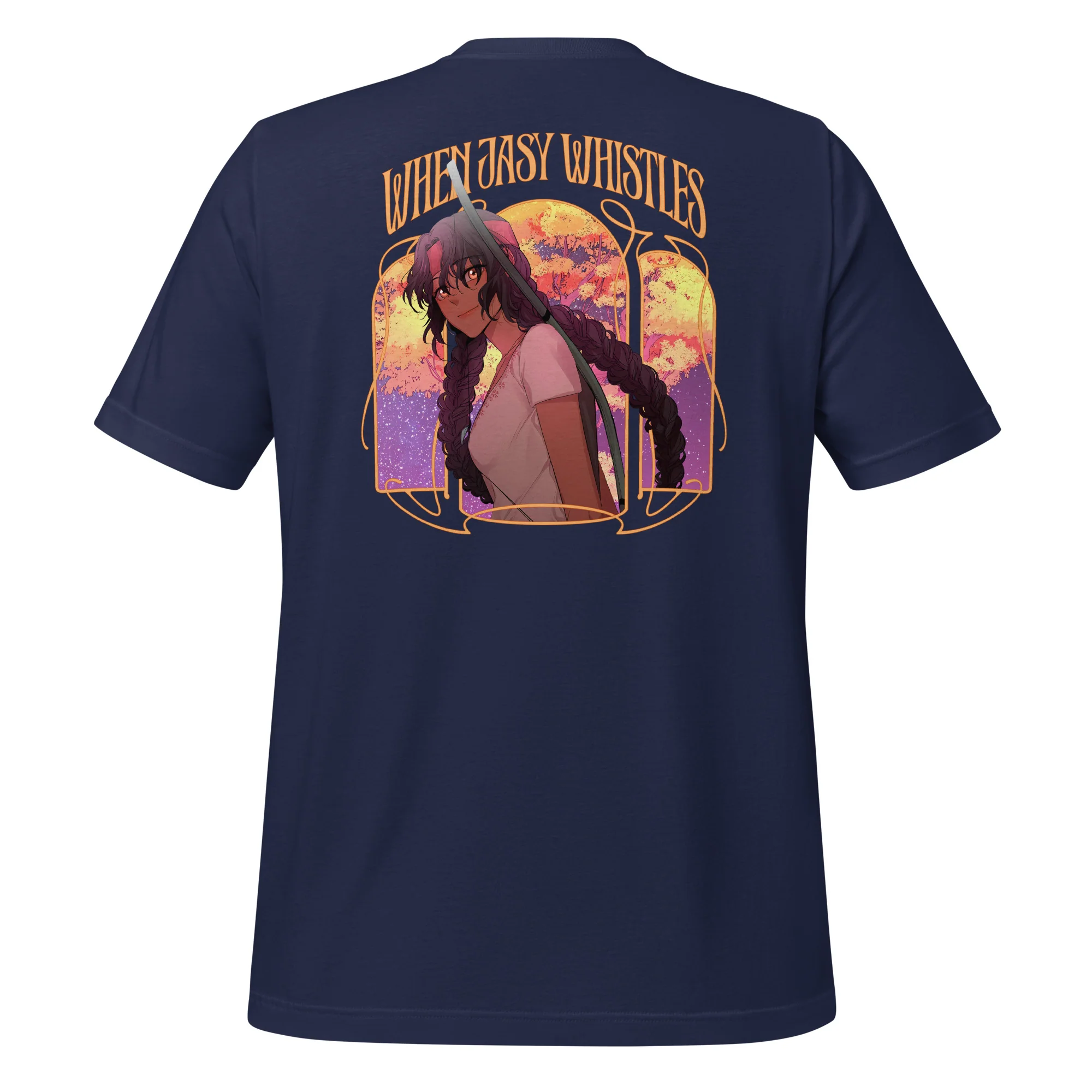 WHEN JASY WHISTLES - NAVY HELA T-SHIRT