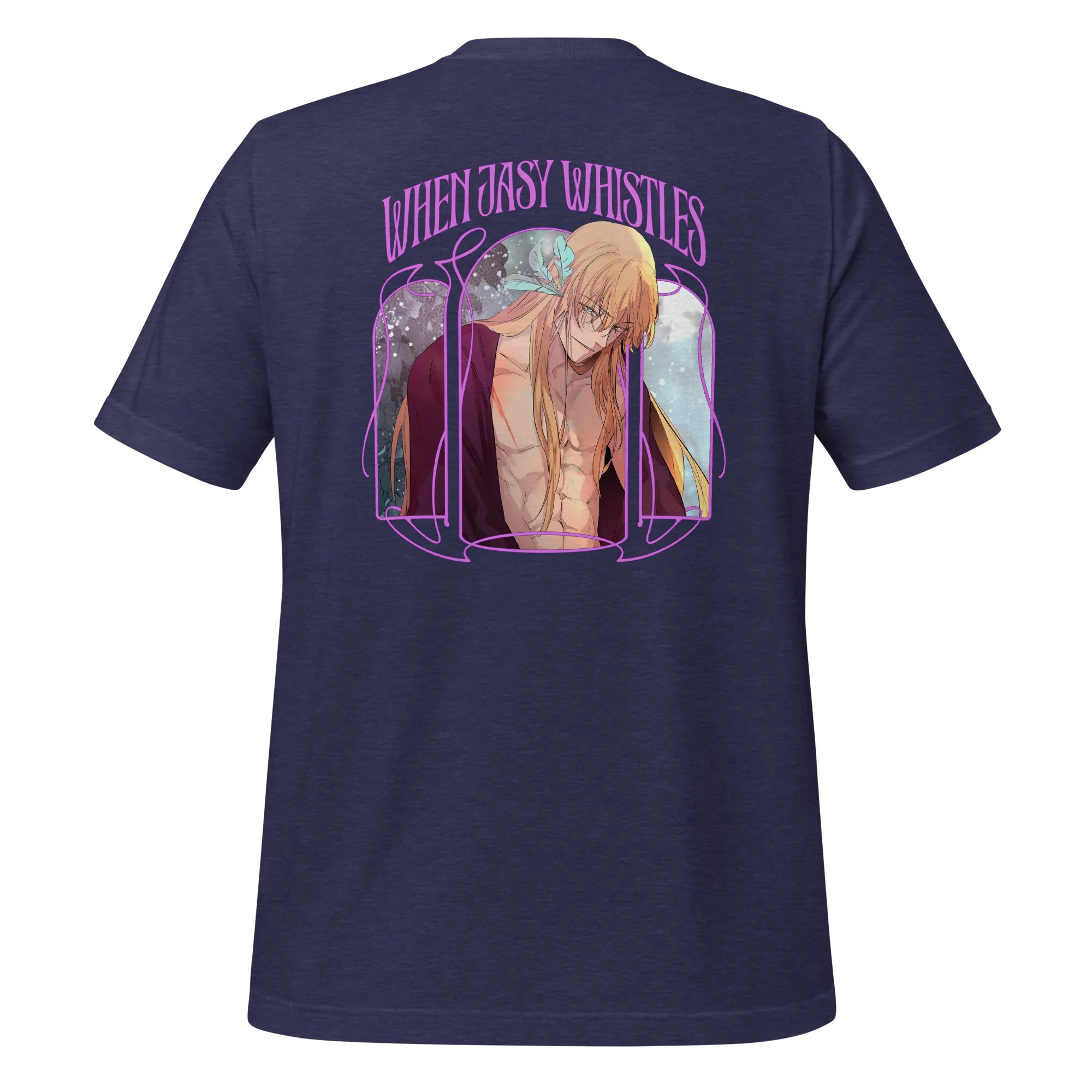 WHEN JASY WHISTLES - HEATHER NAVY JASY T-SHIRT