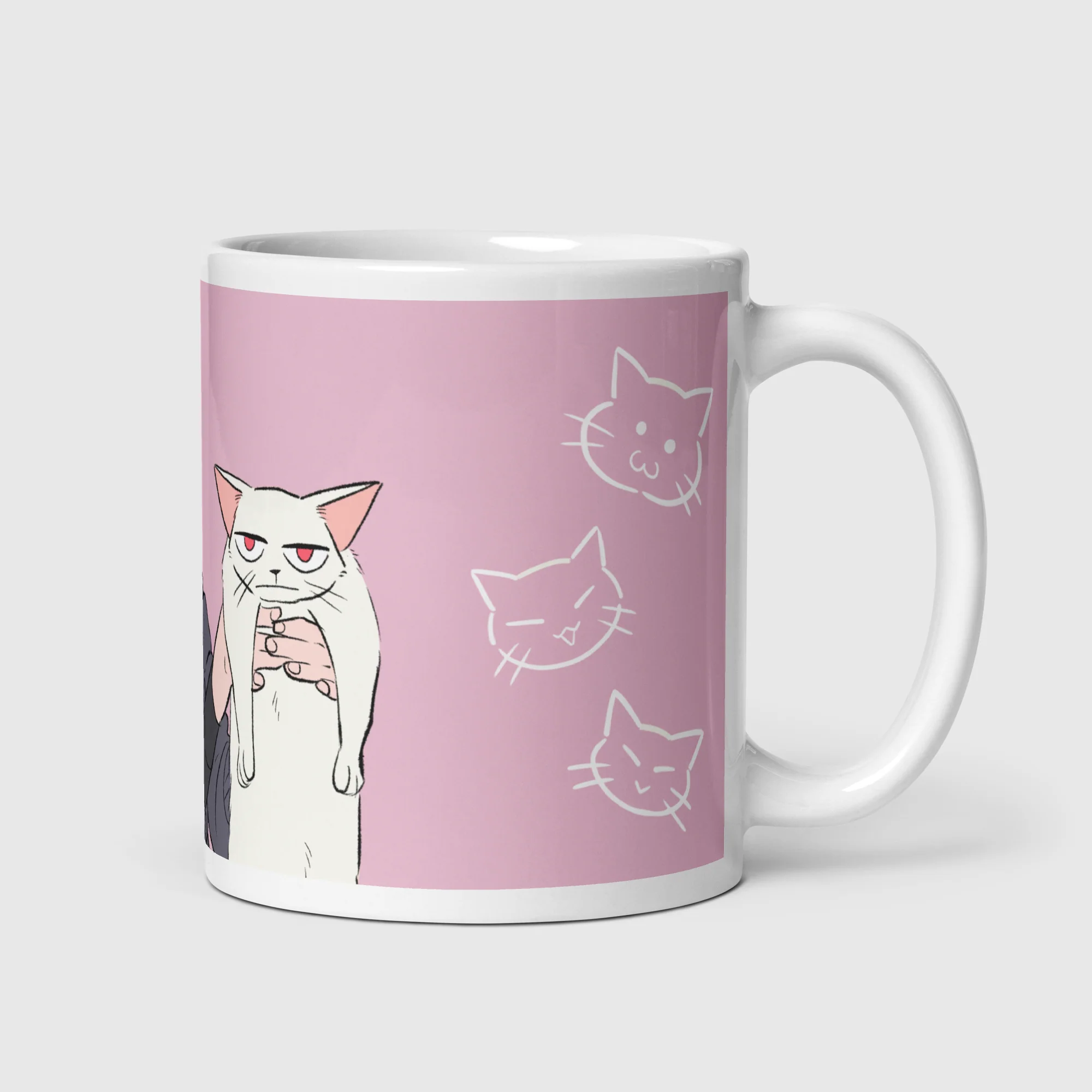 MORGANA & OZ - CAT GLOSSY MUG