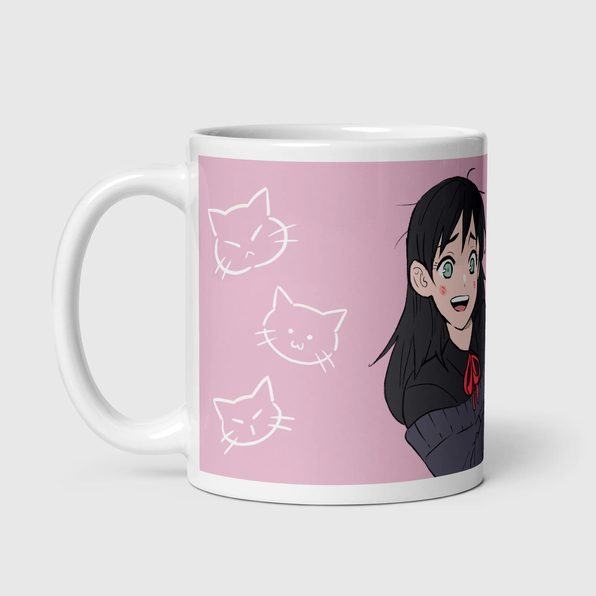 MORGANA & OZ - CAT GLOSSY MUG