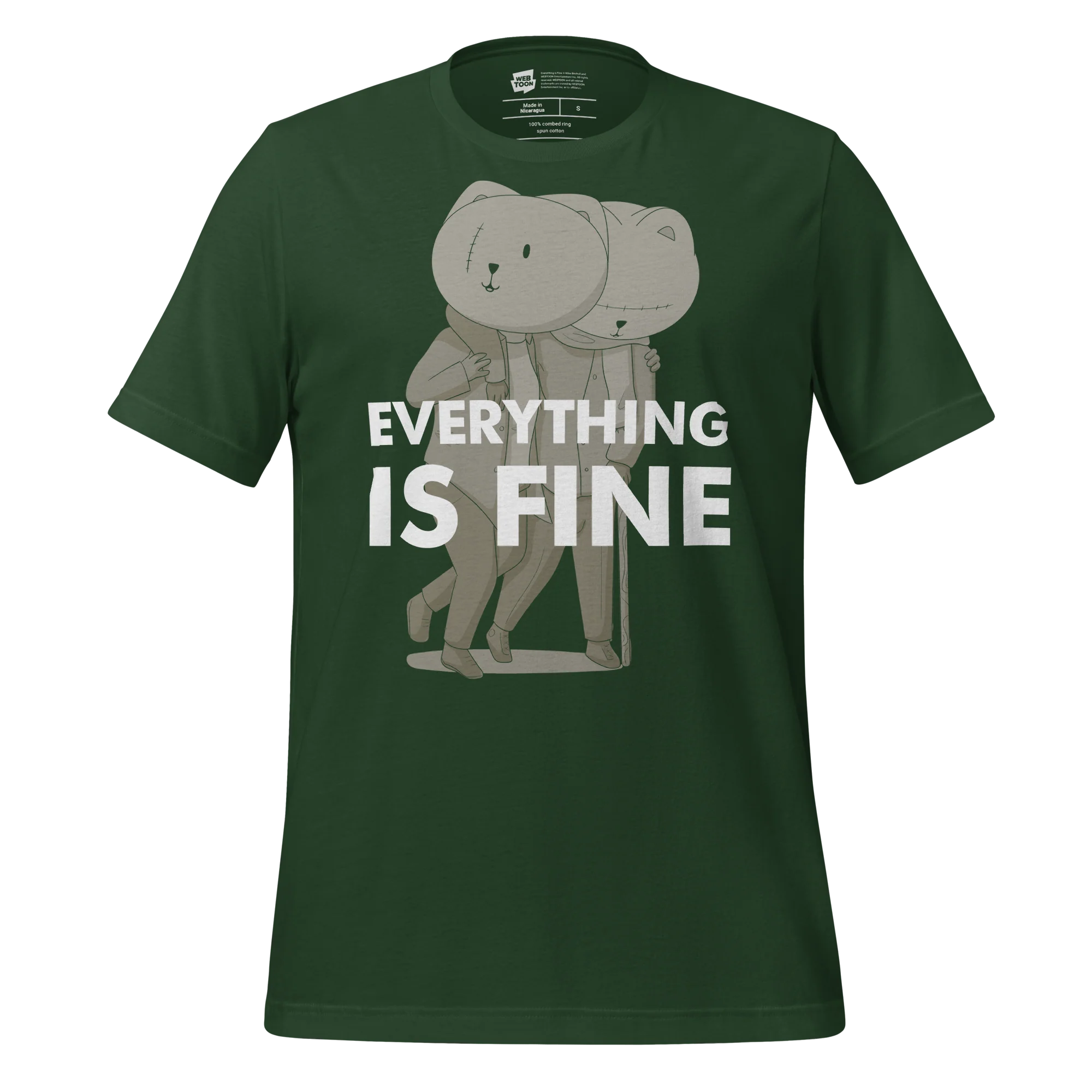 EVERYTHING IS FINE - NICOLE & TIM UNISEX T-SHIRT