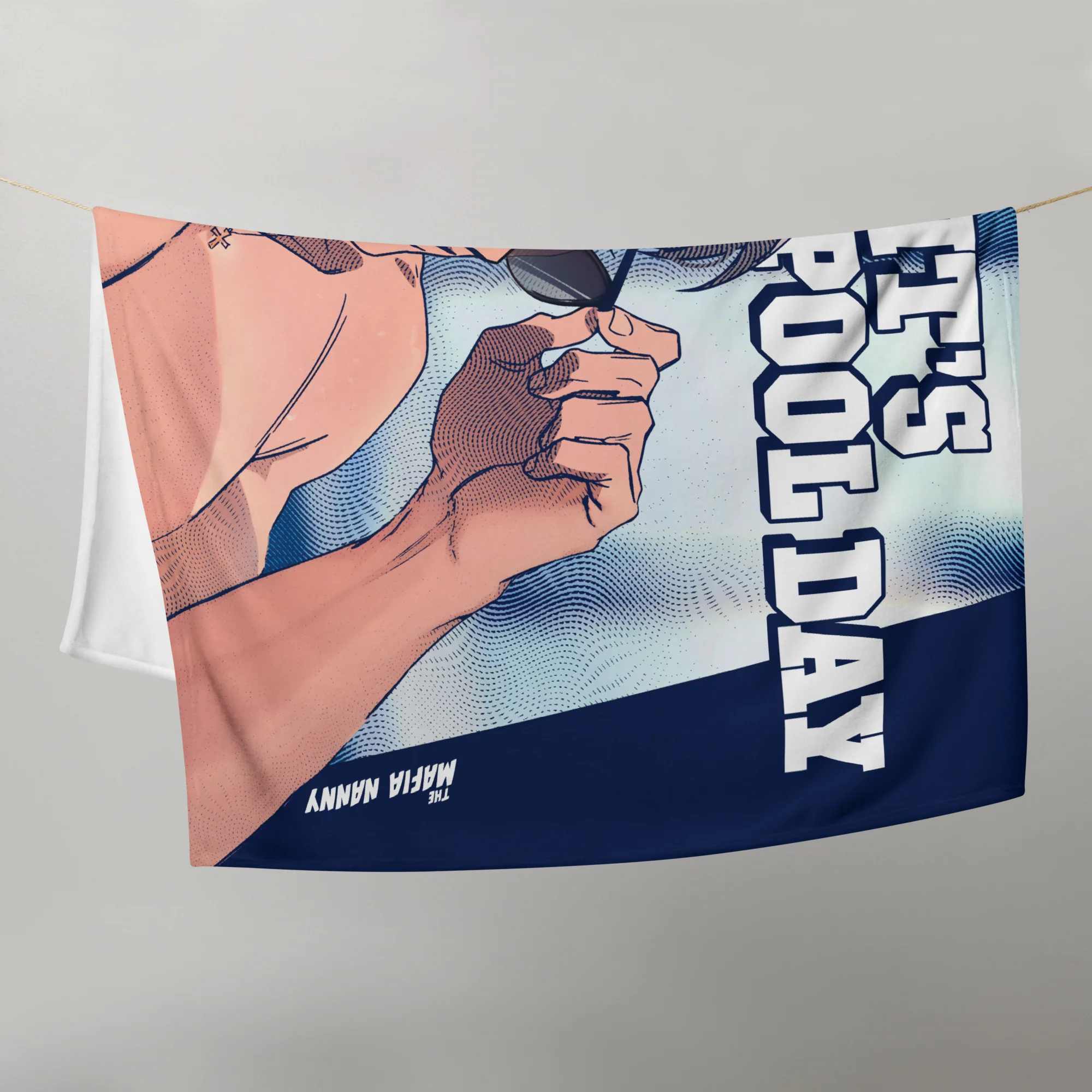 THE MAFIA NANNY - POOL DAY THROW BLANKET