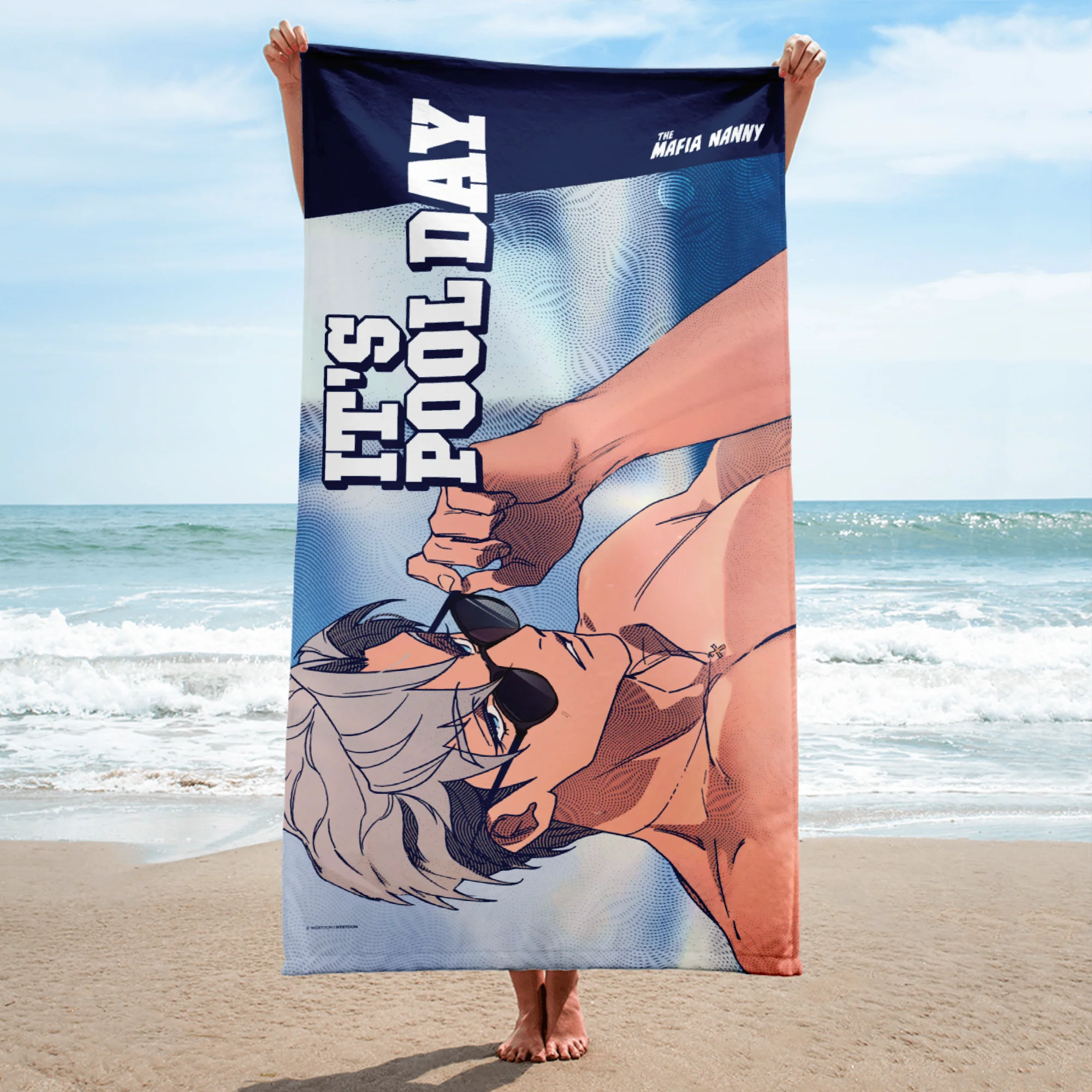 THE MAFIA NANNY - POOL DAY BEACH TOWEL